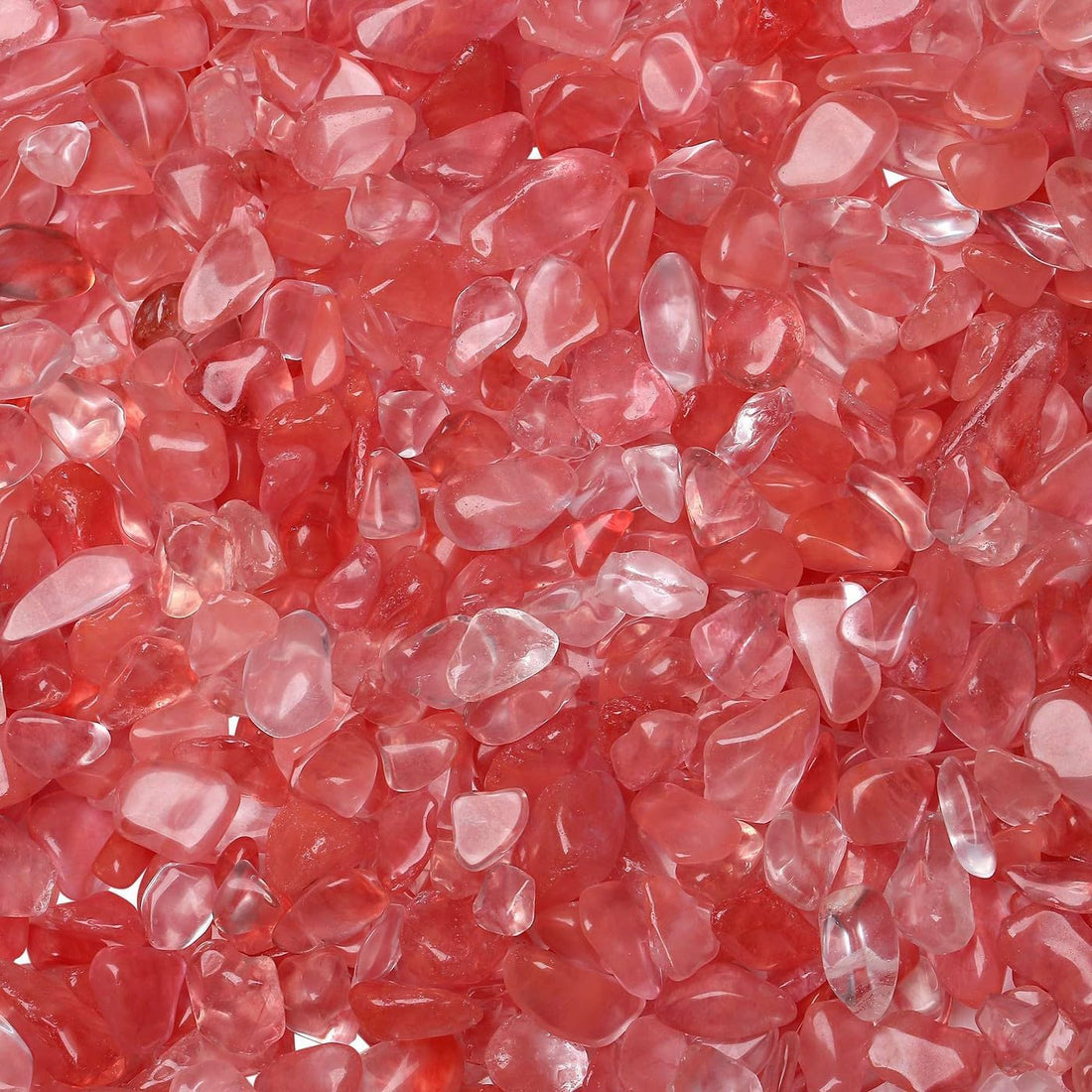 LAIDANLA Rose Quartz Crushed Stone Crystal Chips Bulk Natural