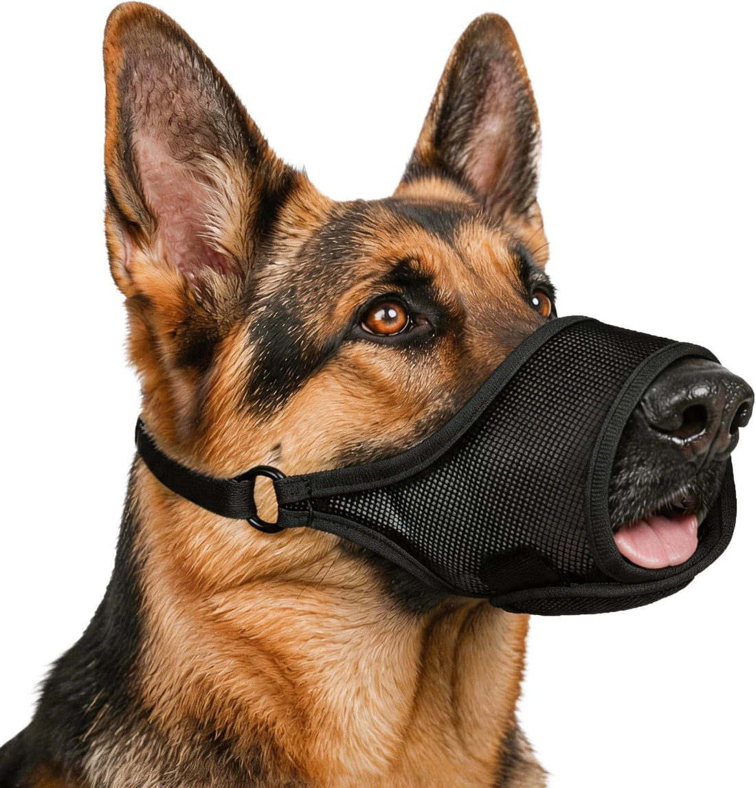 LUCKYPAW Dog Muzzle for Large Medium Small Dogs German Shepherd