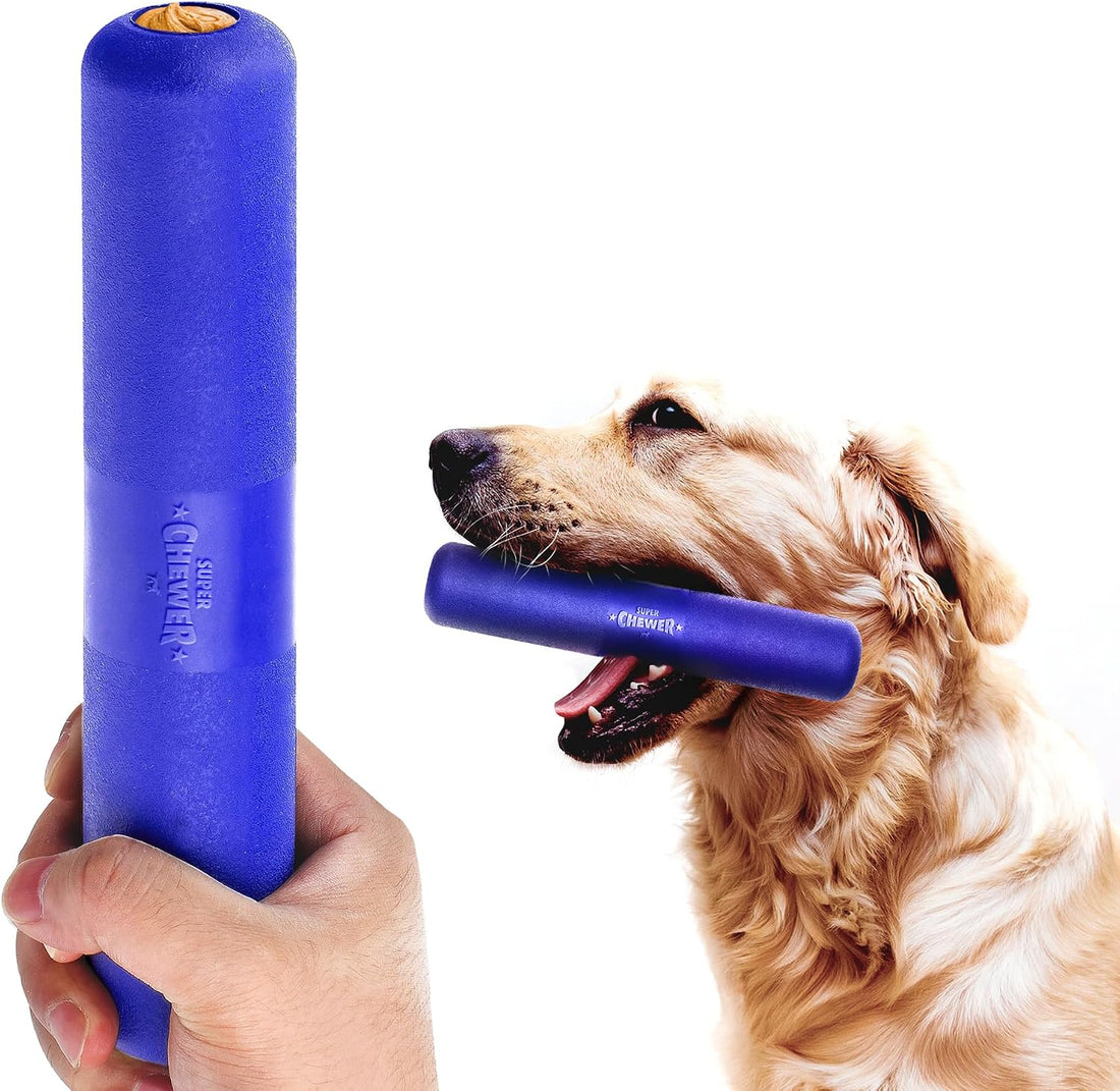 SuperChewer Tough Tug-of-War Flying Disc Toy | Lifetime Replacement