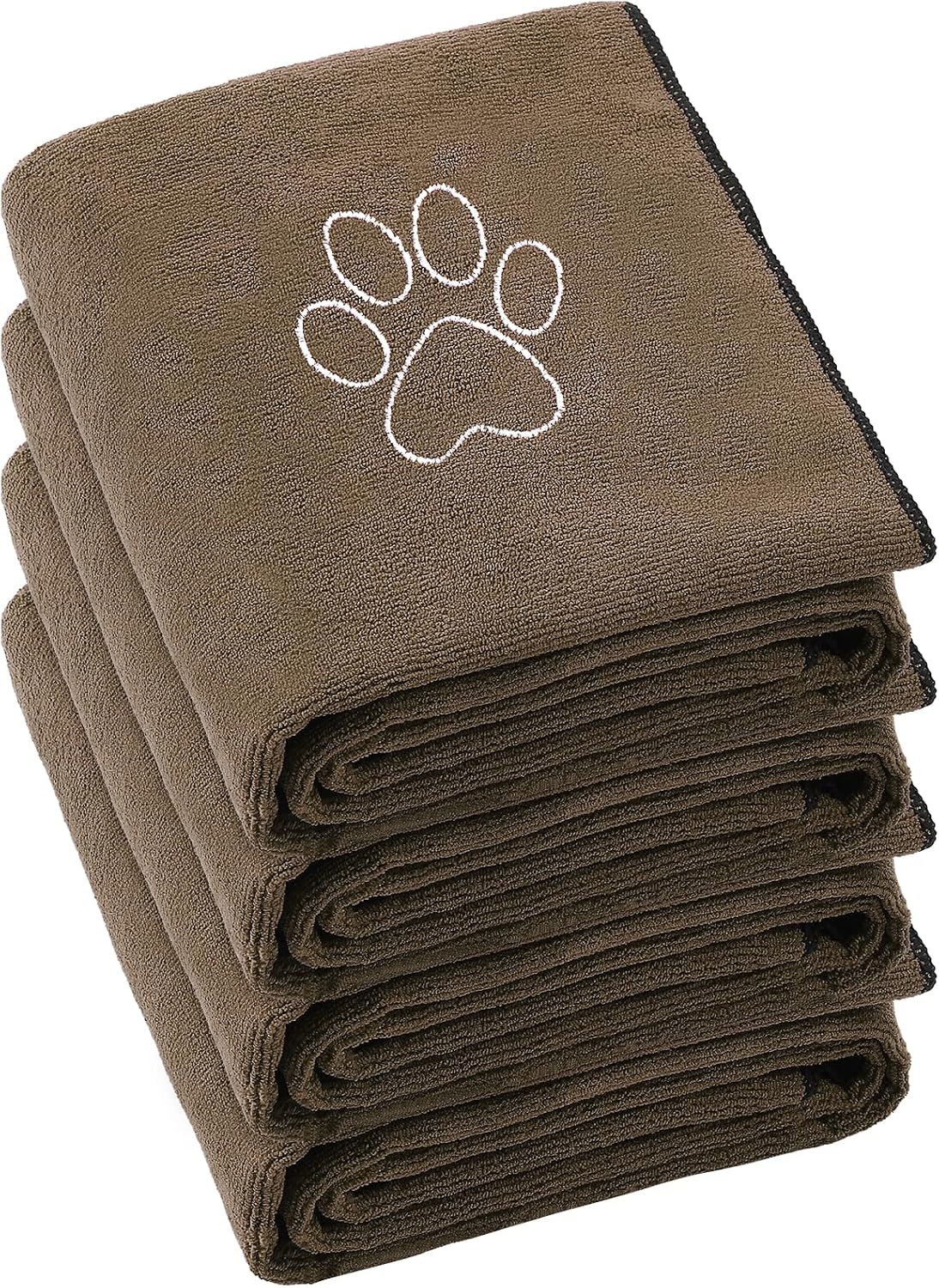 Chumia 4 Pcs Dog Towels for Drying