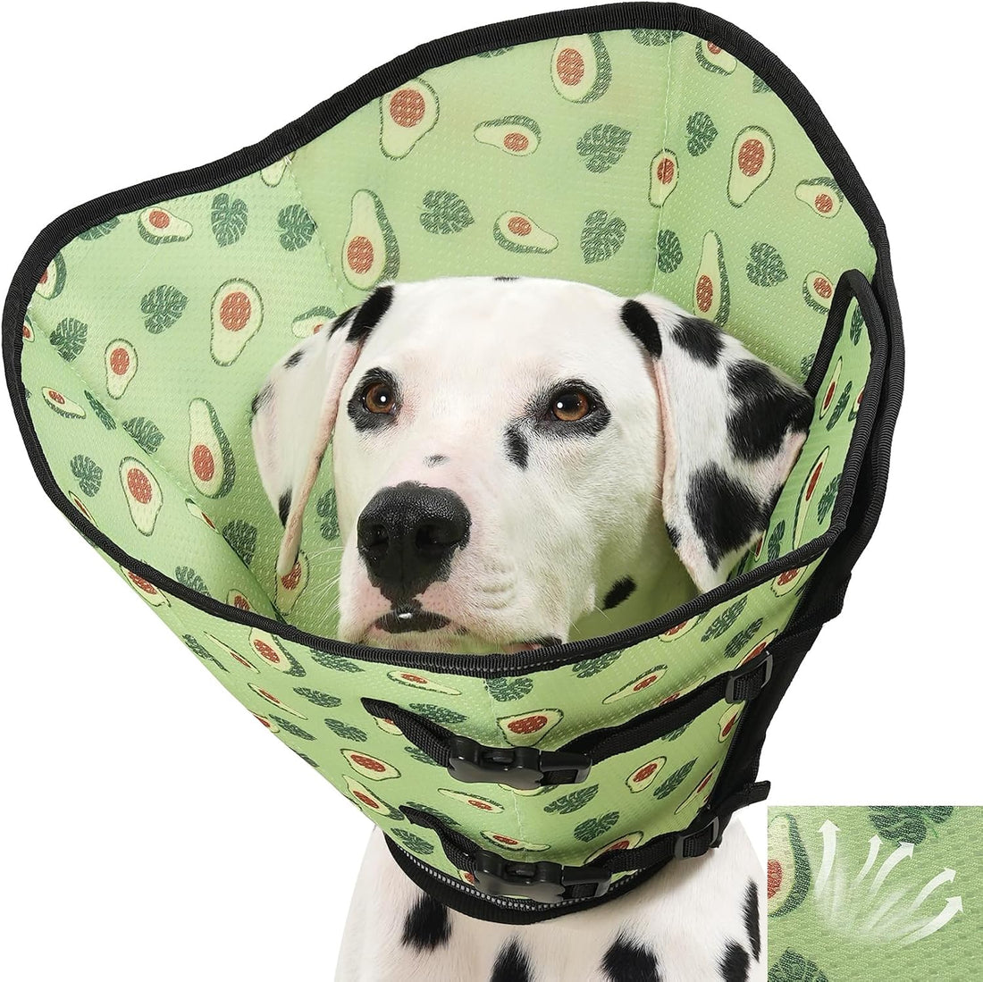 Avont Breathable Dog Cone Collar to Stop Licking