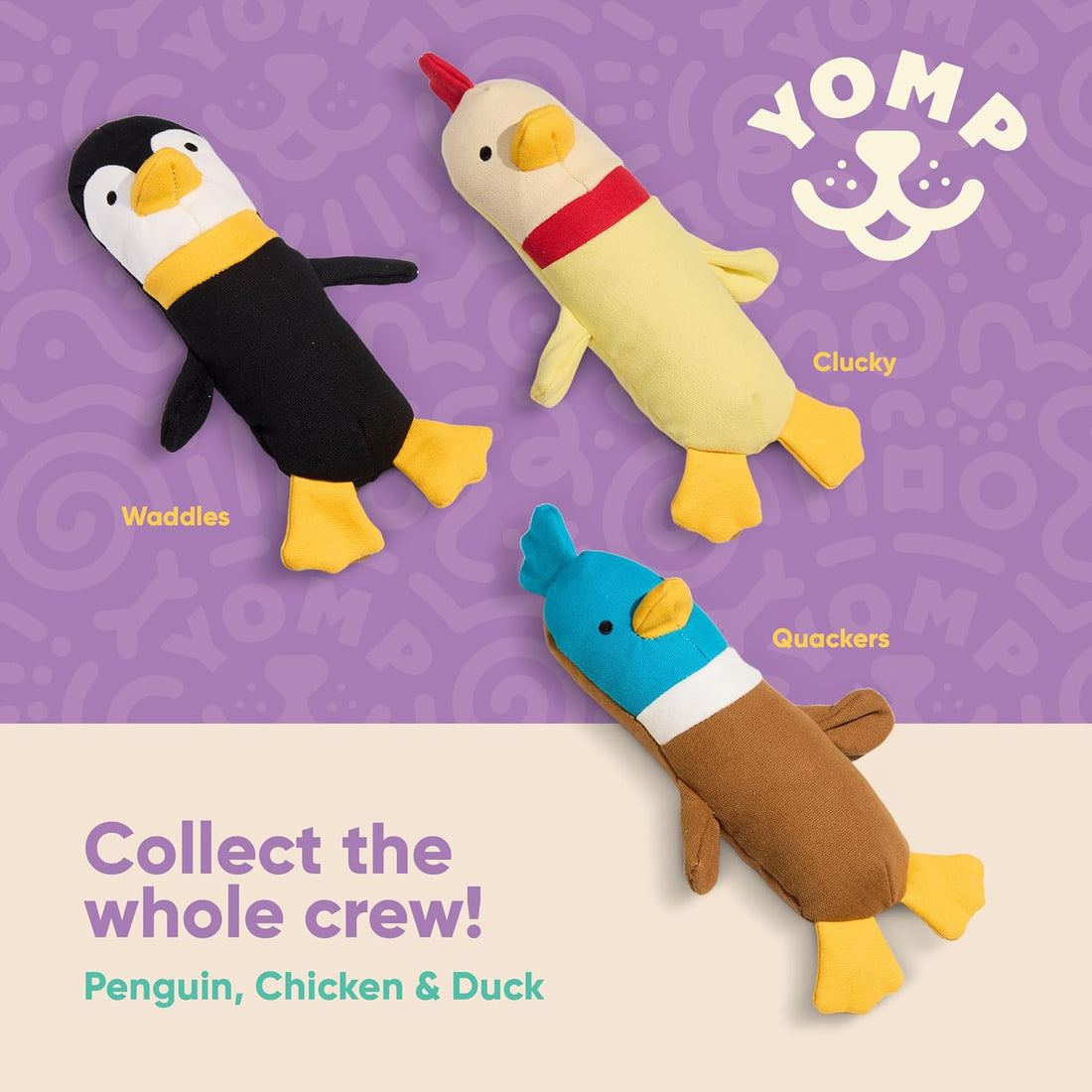 Yomp Chicken Dog Toy – Durable Stuffed