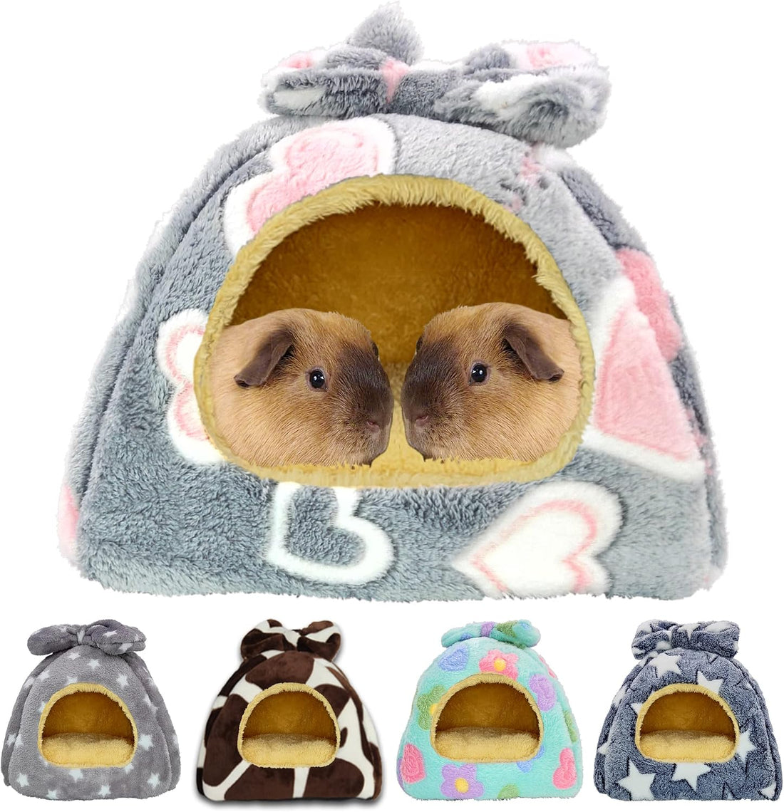 Guinea Pig Bed, Hideout House for Small Animals, Warm & Cozy