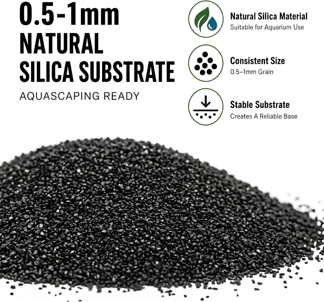 White Aquarium Sand 2lb, 0.5-1mm Silica Fish Tank Sand