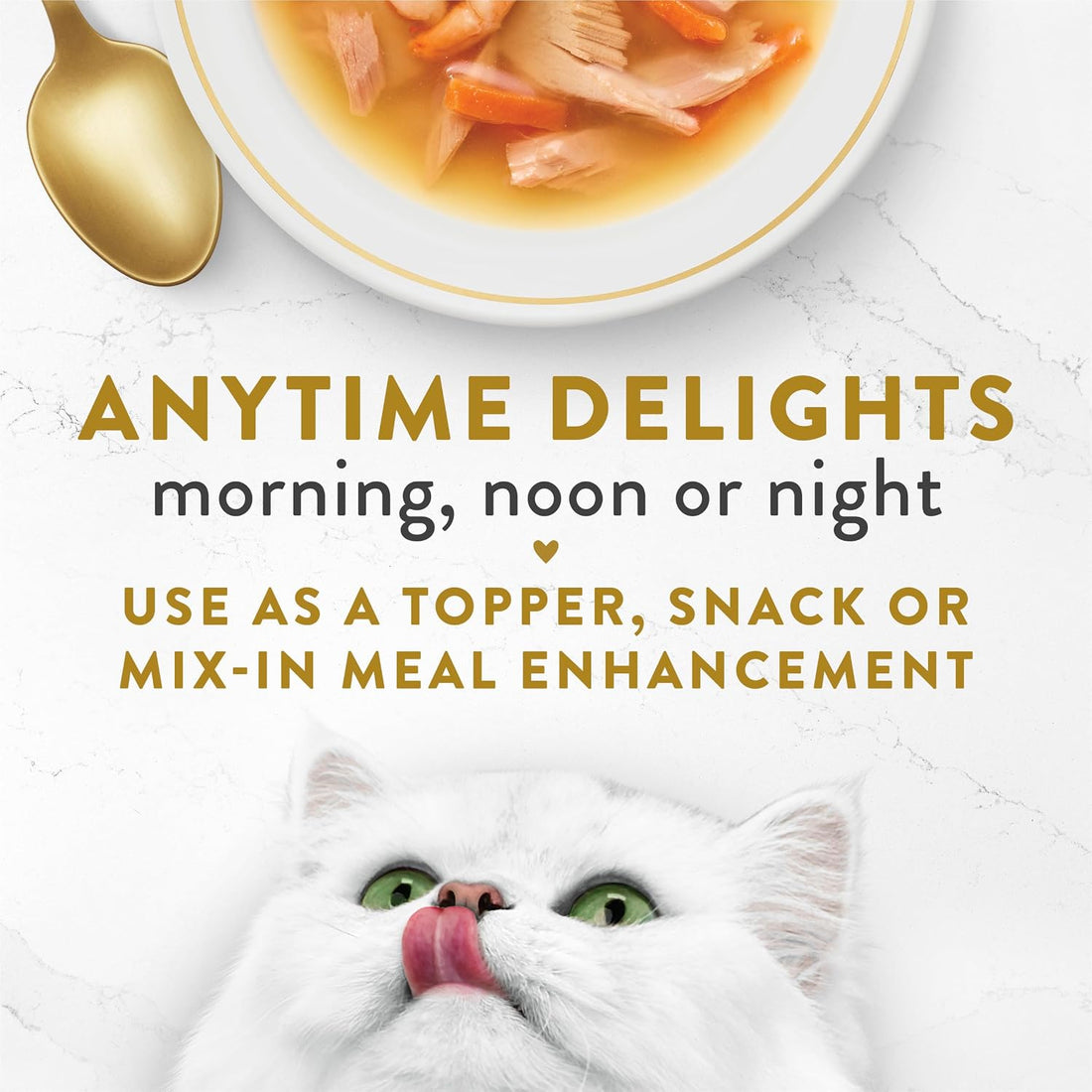 Purina Fancy Feast Broths Classic Cat Food Topper With Tuna, Shrimp