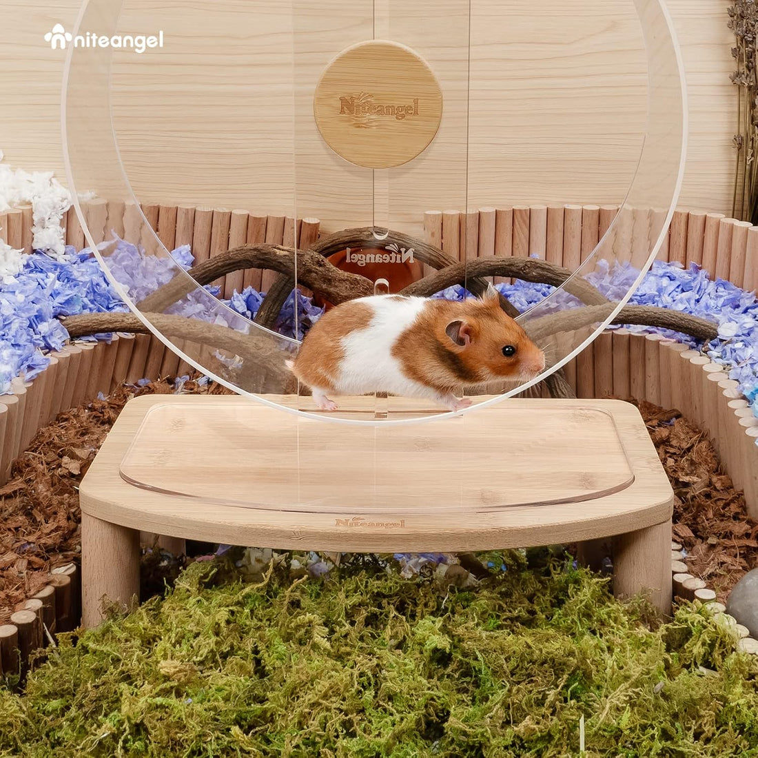 Niteangel Anti-Slide Hamster Wheel Platform