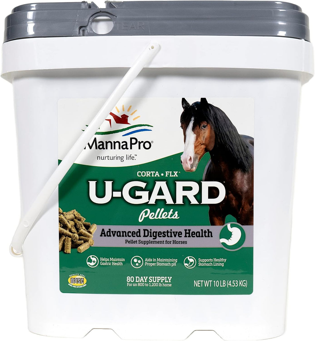 Corta-Flx U-Gard Pellets for Horses, Digestive Supplement