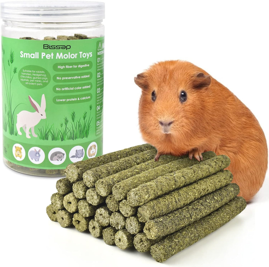 Bissap Timothy Hay Sticks for Rabbits 38PCS