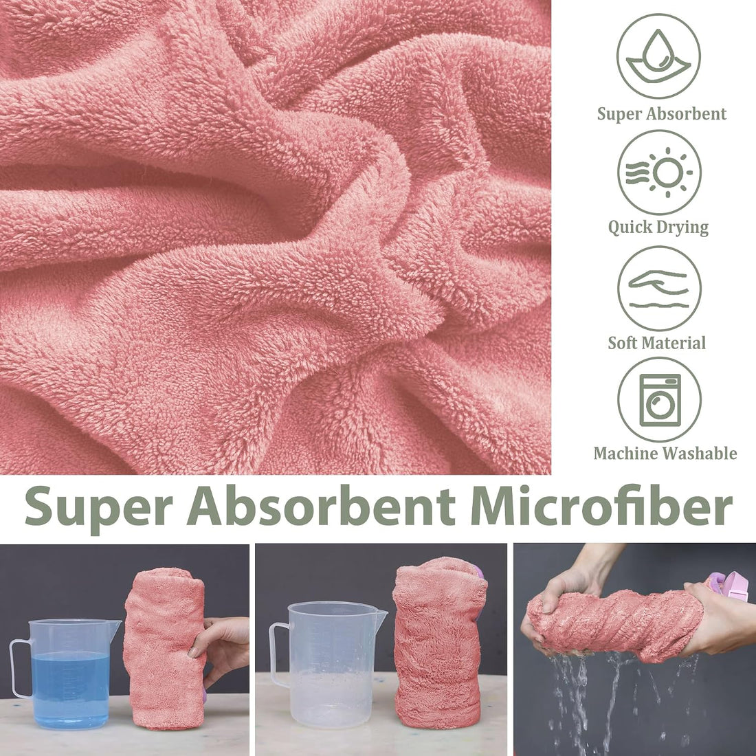 Dog Bathrobe Super Absorbent Towel Robe