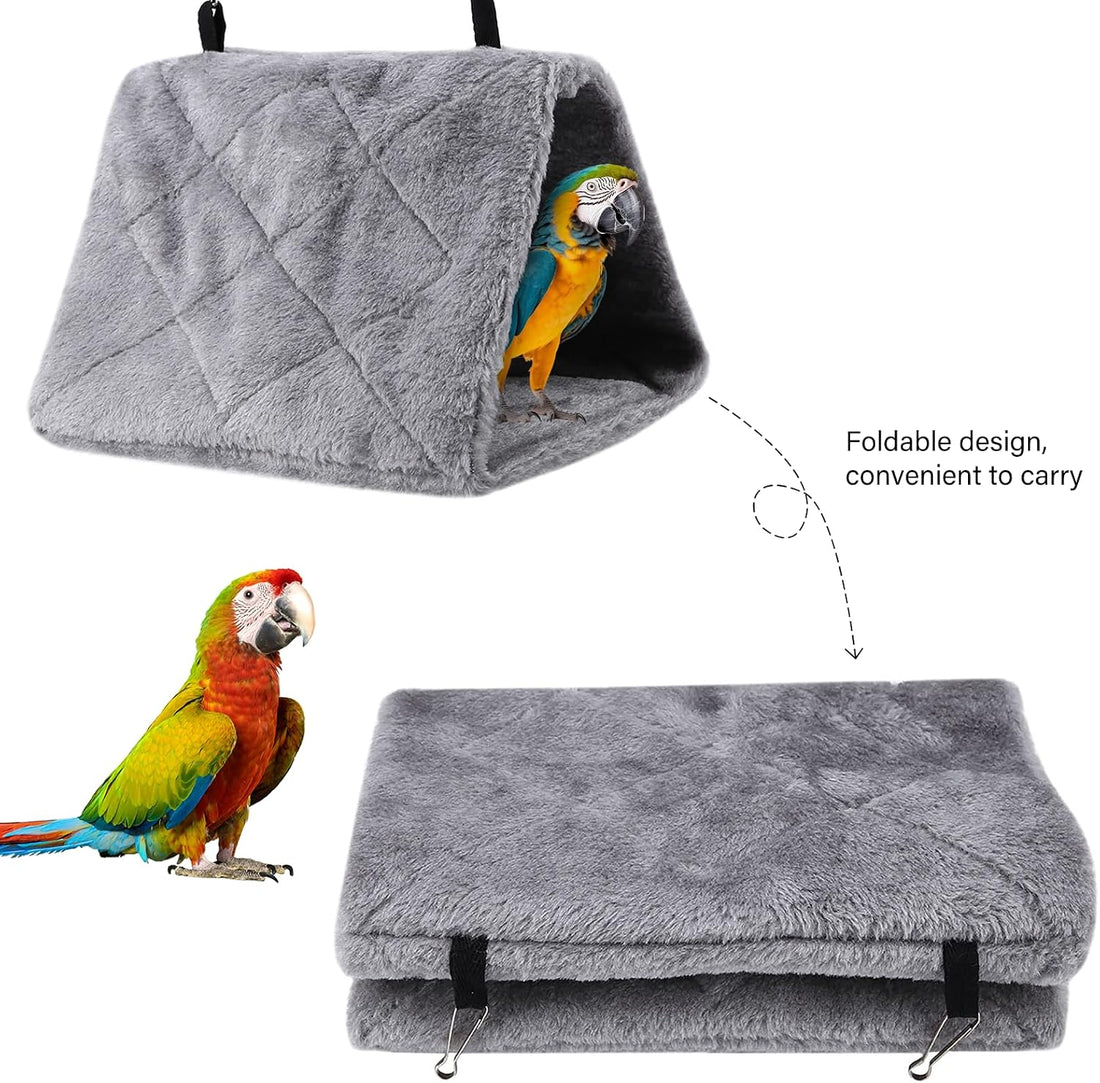Warm Bird Nest House, Bed for Cage Accessories, Parakeet Toy Hammock