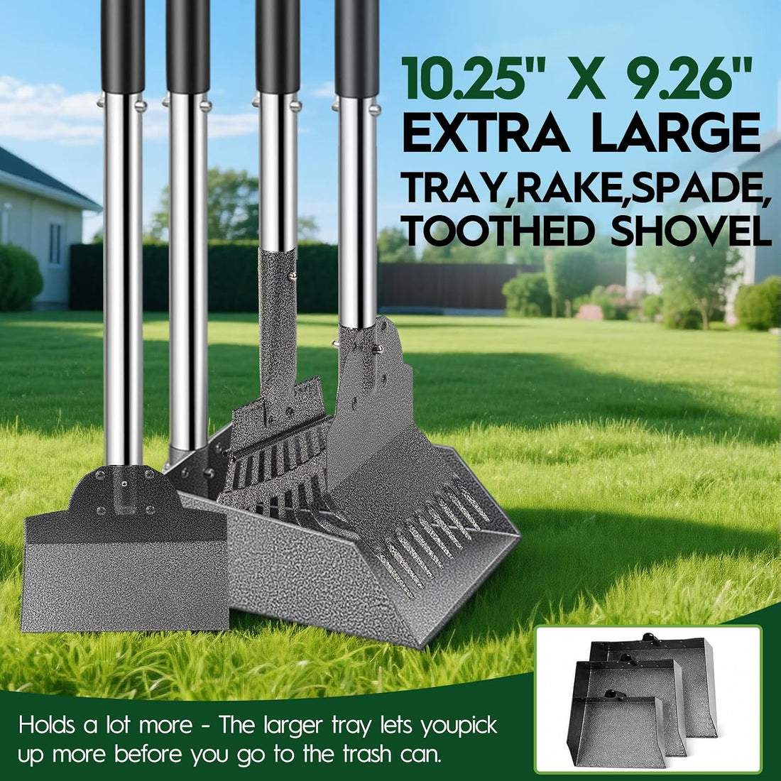 Pooper Scooper，Long Handle Dog Pooper Scooper，No More Bending