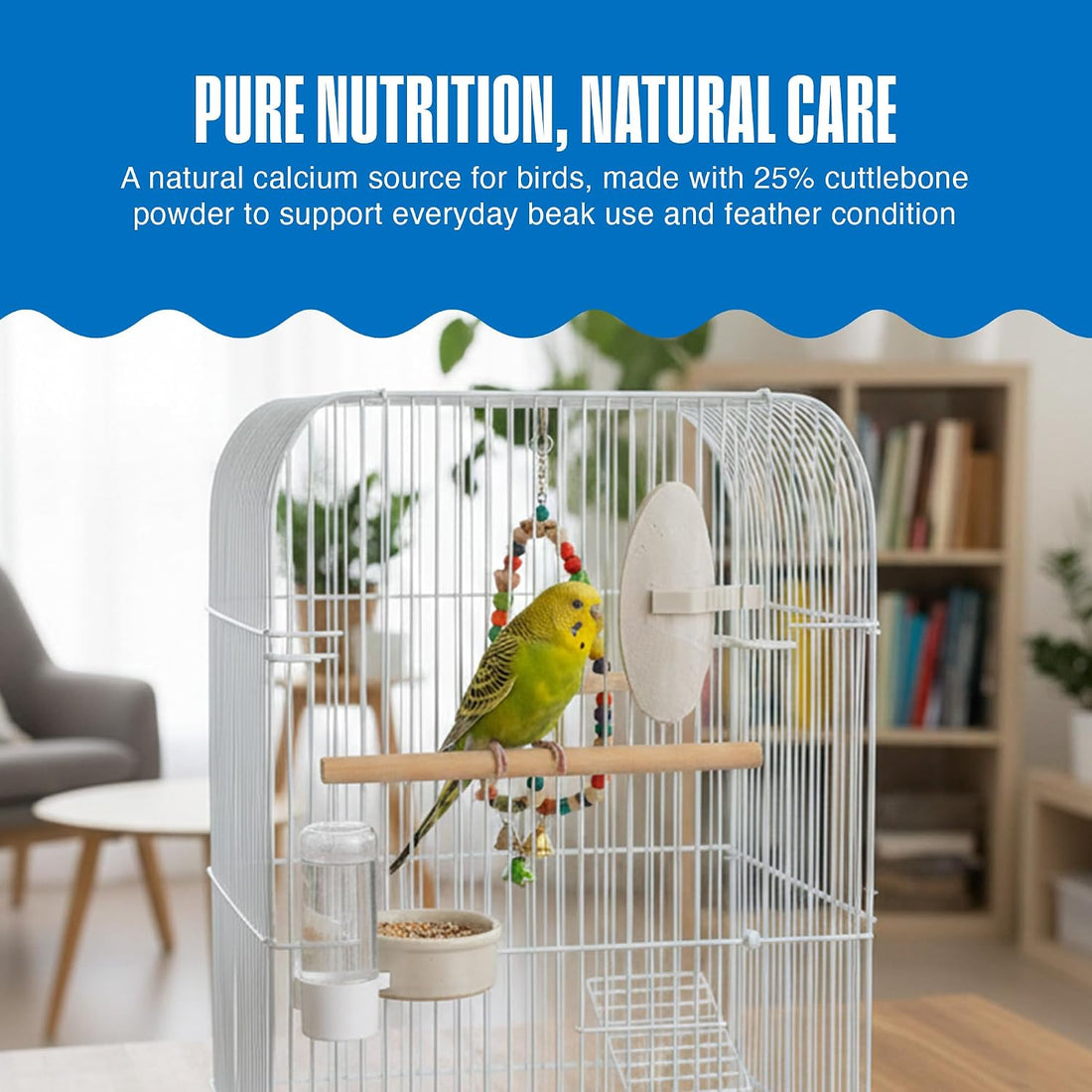 Penn-Plax Bird-Life E-Cuttlebone Natural, 1 Pk (2 Counts) - White