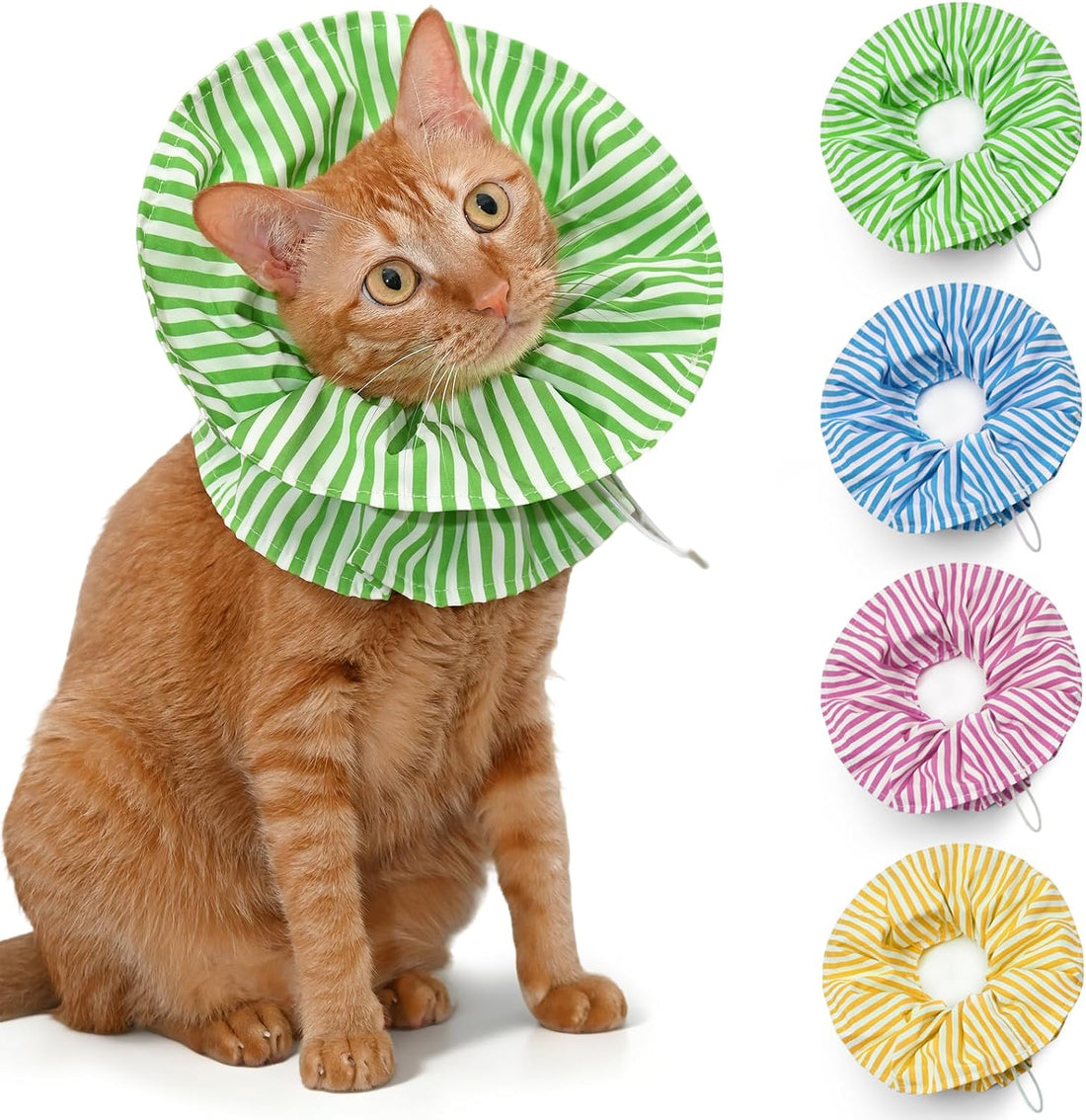 Cat Cone Collar Soft Recovery Collar Adjustable Surgery Cone
