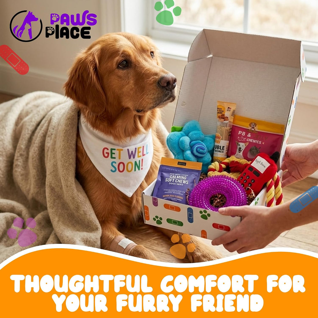 Get Well Soon Dog Gifts, Dog Care Package