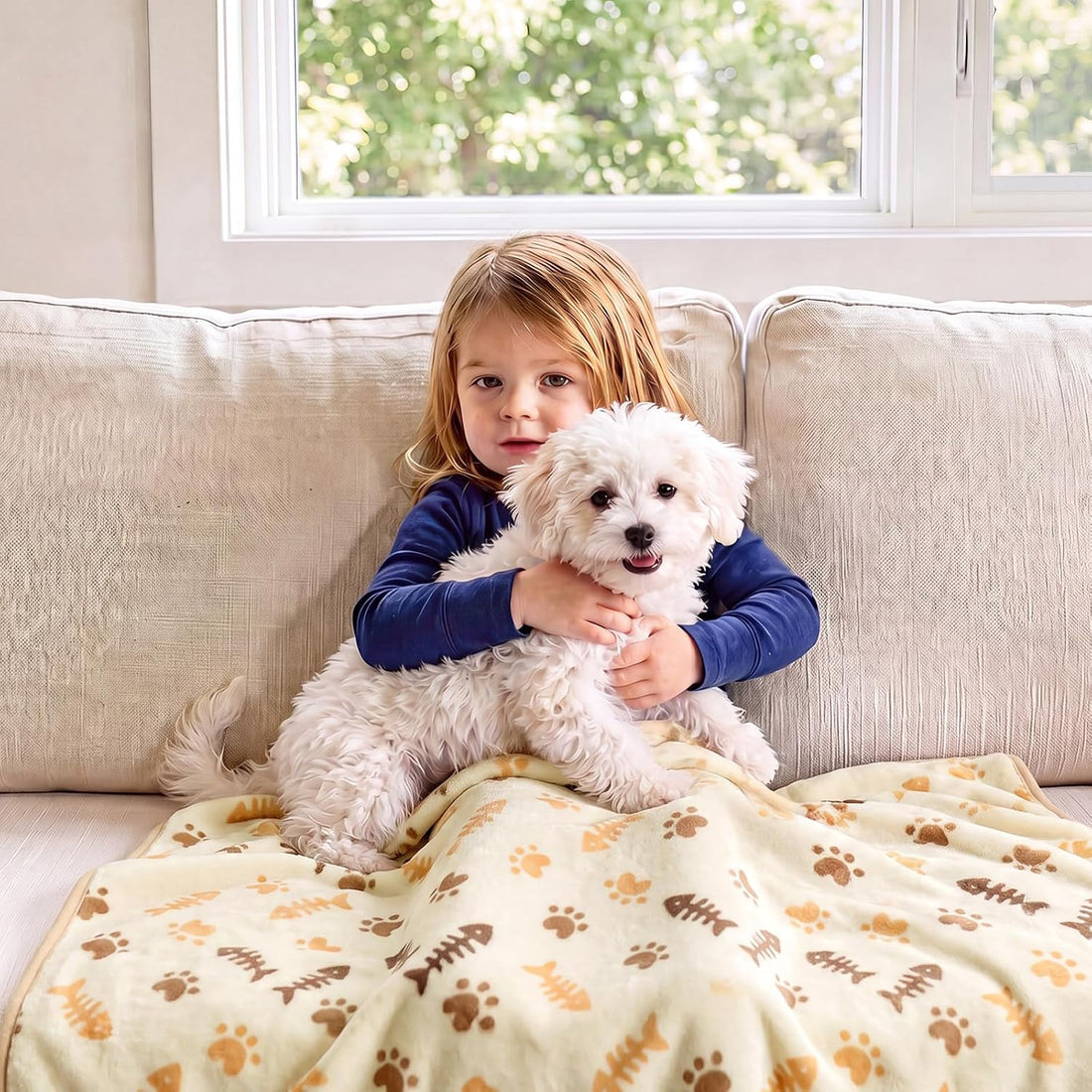 Luciphia 3 Pack Cute Cat Blankets Cozy Small Throw for Pet