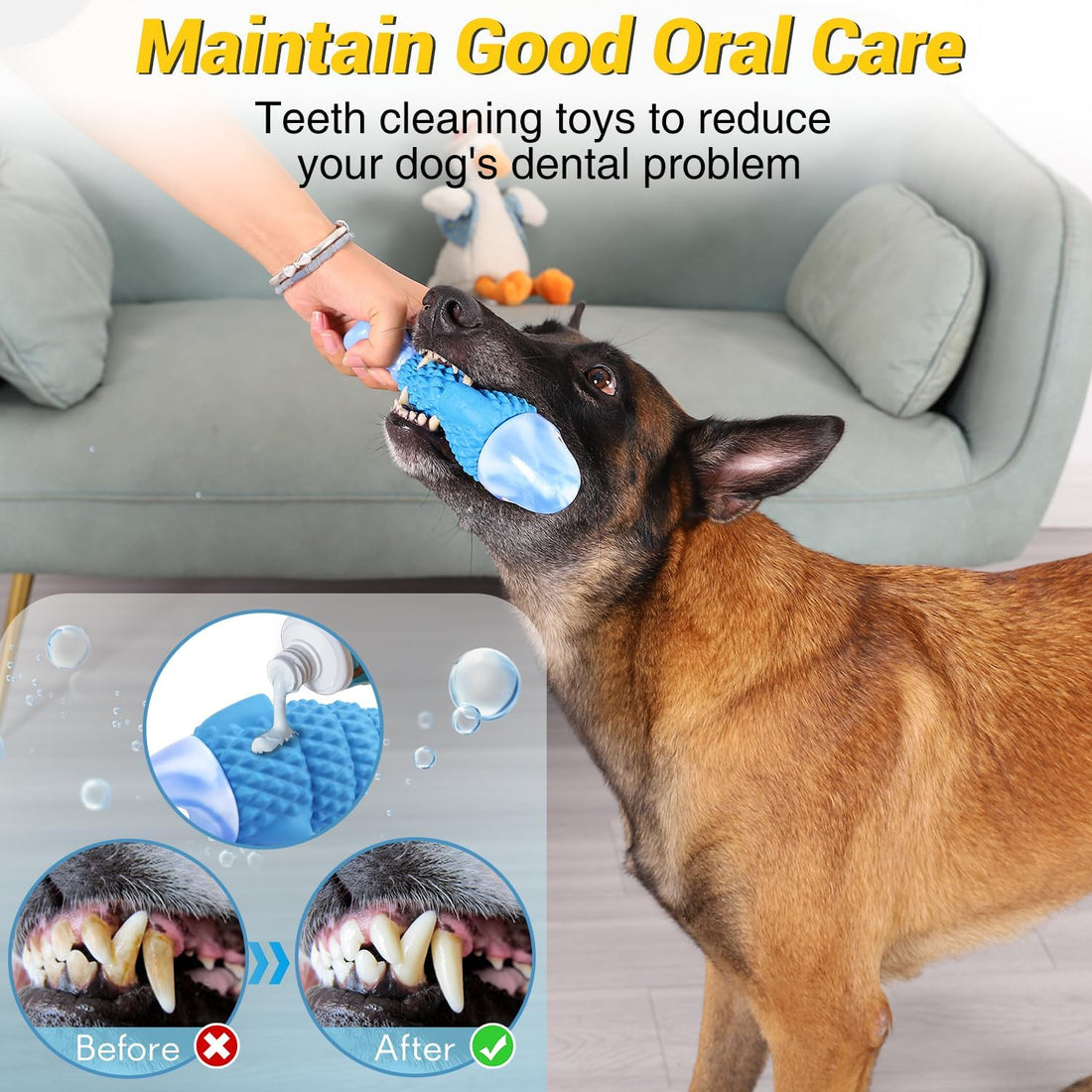 WinTour Tough Dog Toys for Aggressive Chewers