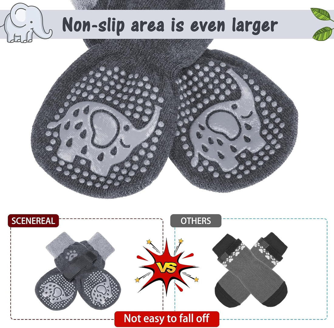 SCENEREAL Anti Slip Dog Sock to Prevent Licking Paws for Hardwood