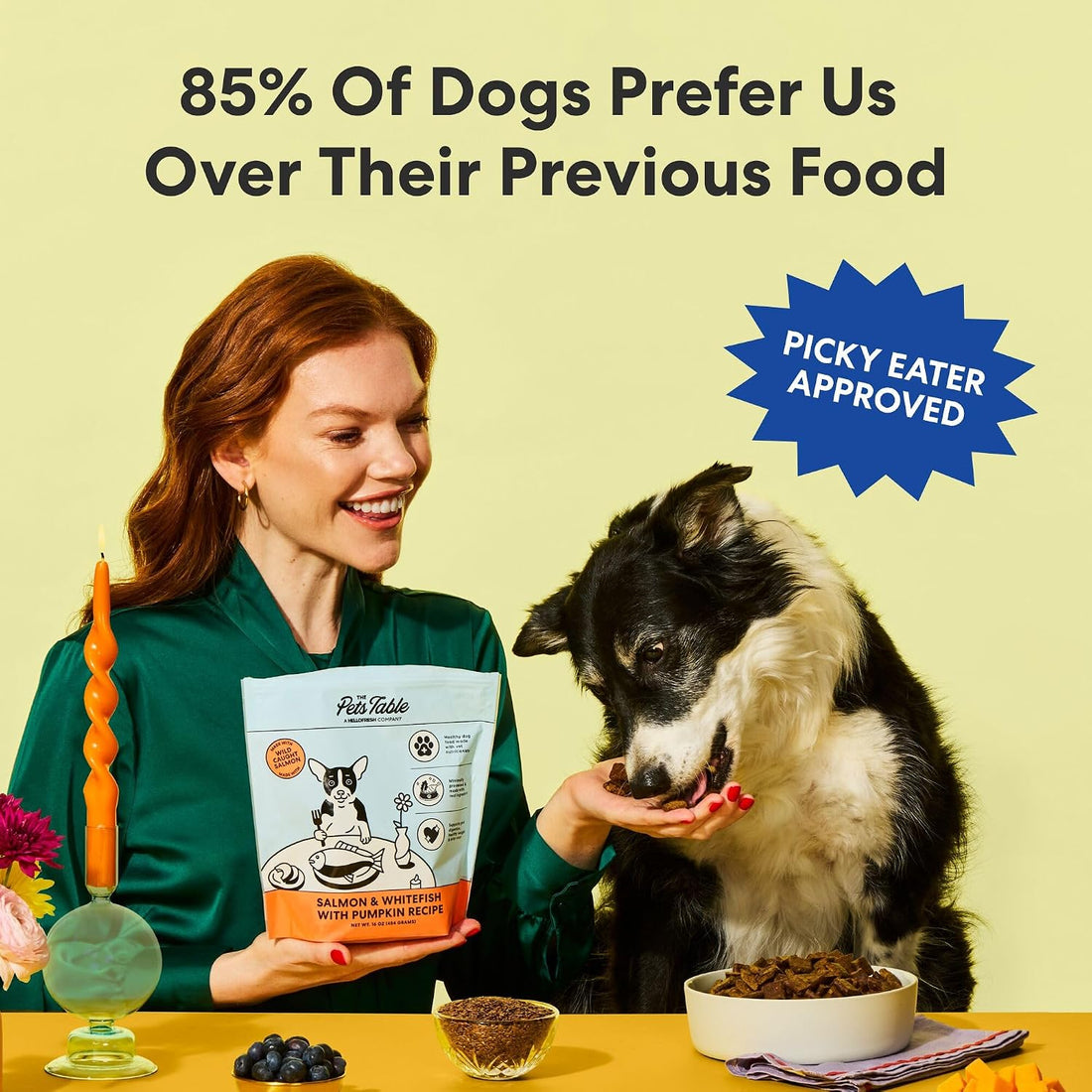 The Pets Table Air Dried Dog Food, Beef & Berries, 1 lb (16 Oz)