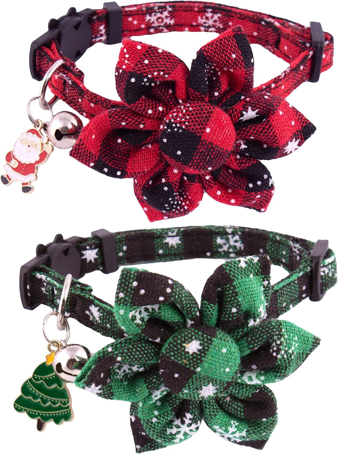 PTDECOR Fall Cat Collars with Bow