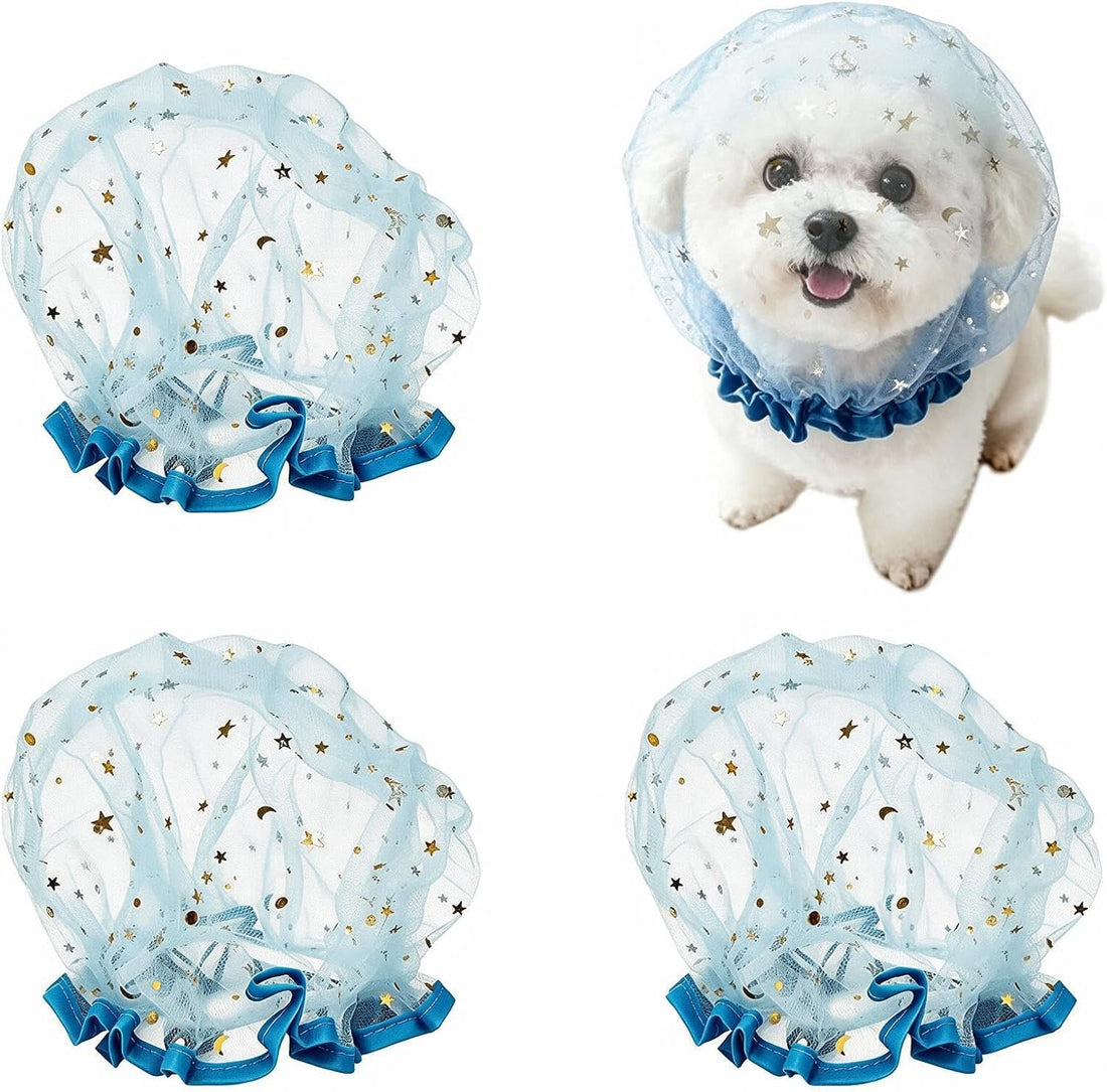 4 Pack Adjustable Dog Face Net, Breathable Soft Dog Mesh Head Cover