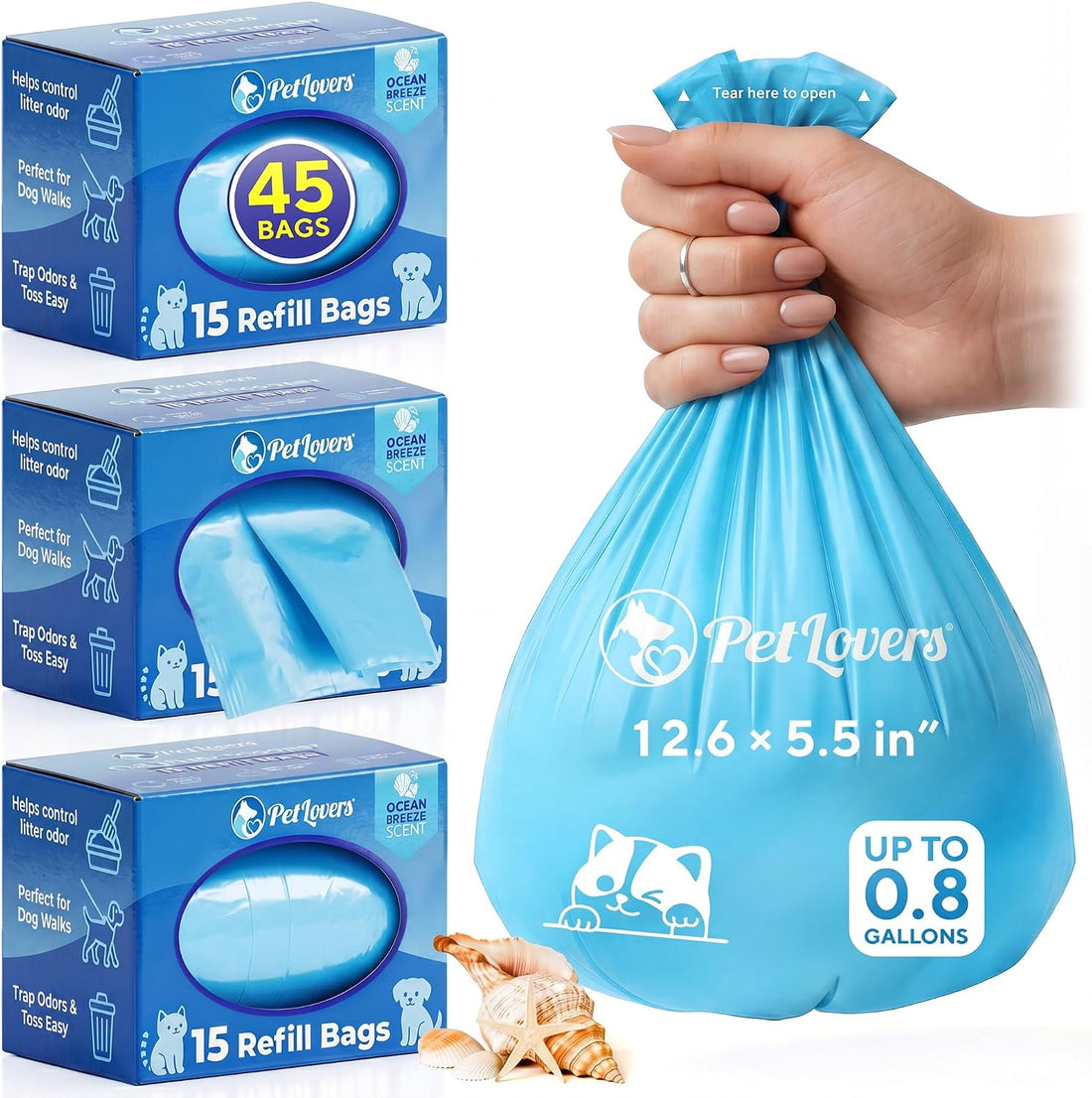 PetLovers Cat Litter Scooper Refill Bags