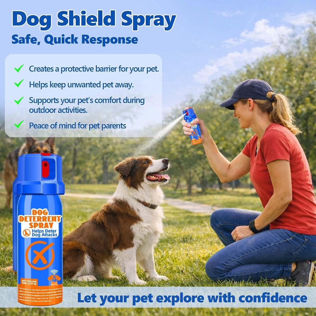 Genolix Citronella Dog Deterrent Spray, Animal Deterrent Spray