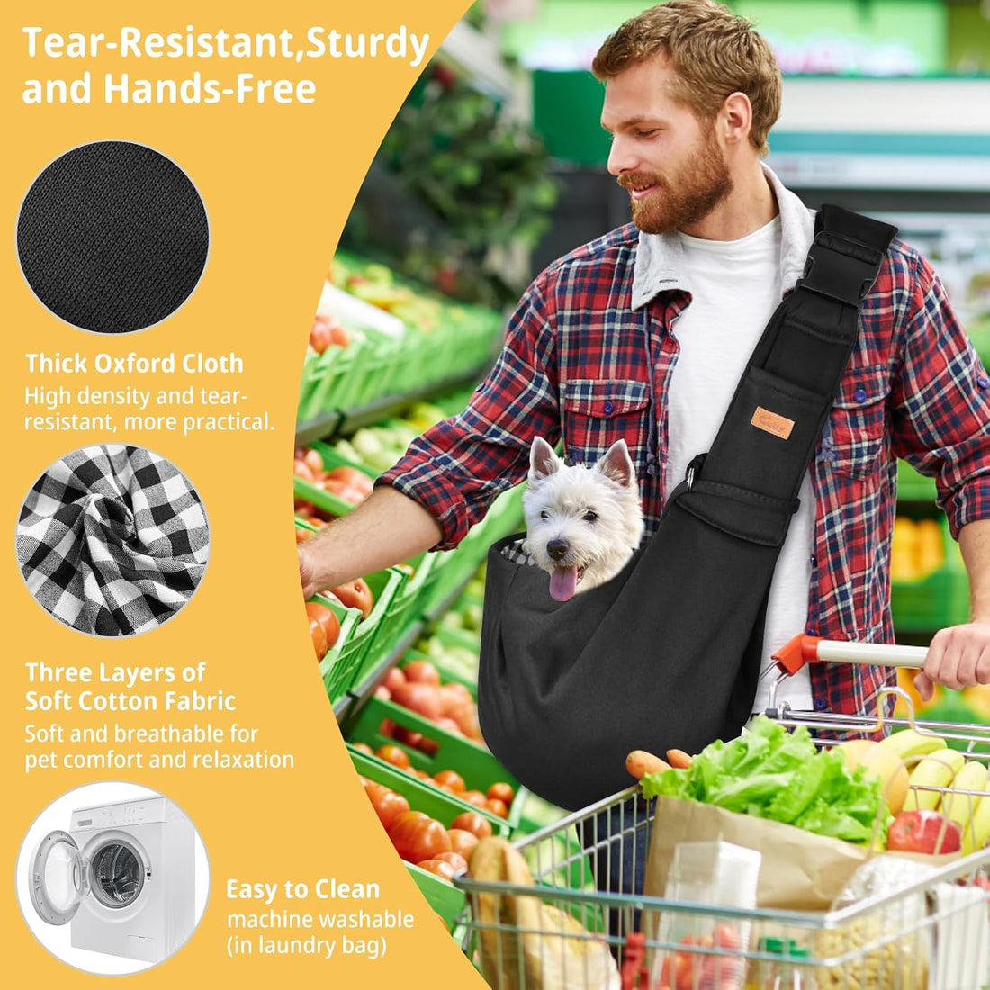 CUBY Dog and Cat Sling Carrier