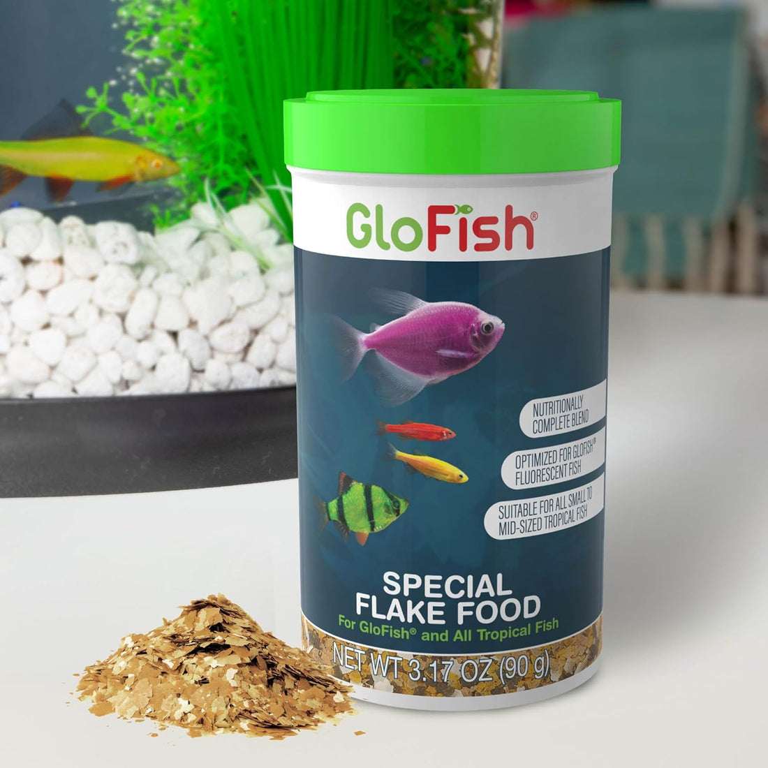 GloFish Special Flake Food for Fish, 3.17 Ounces