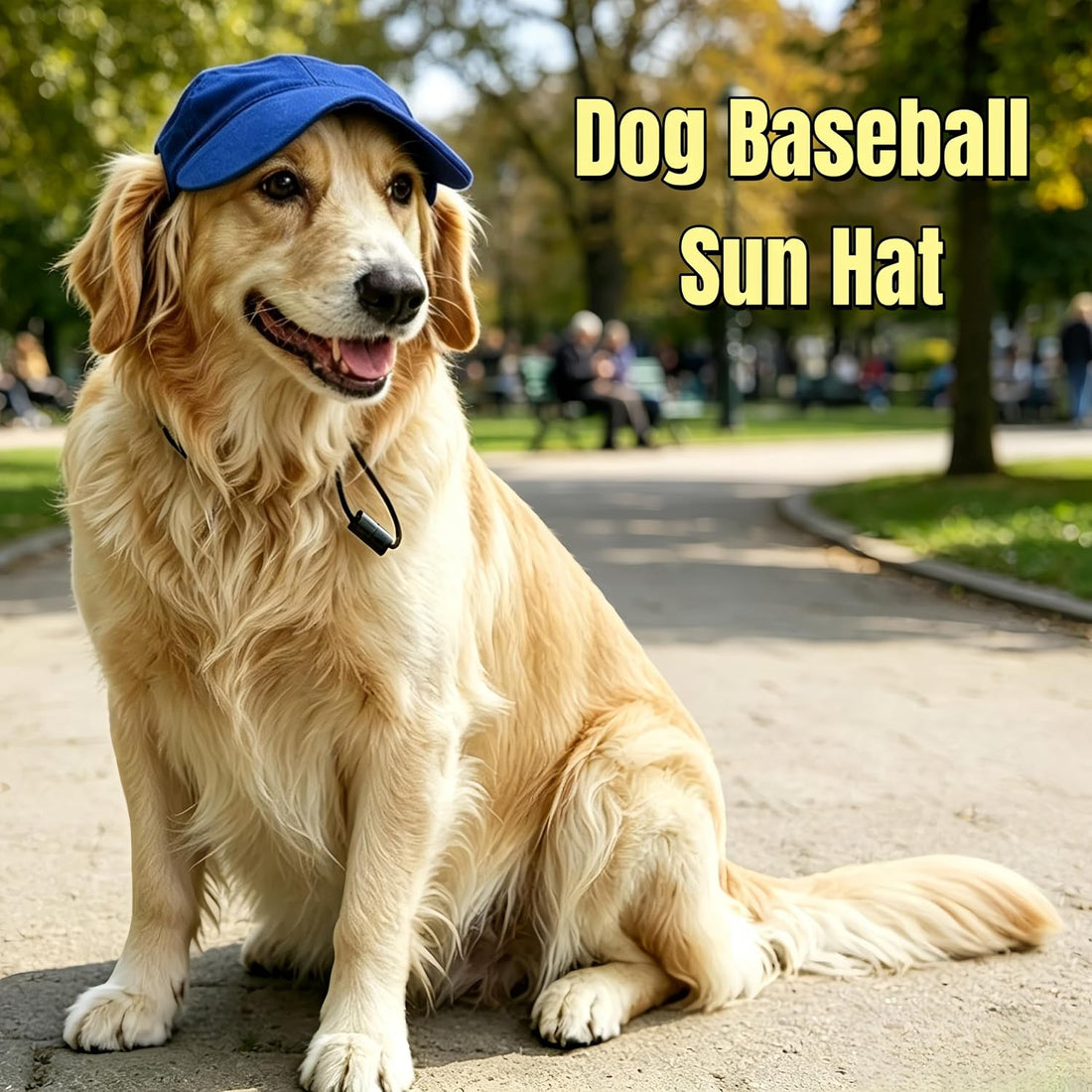 Dog Baseball Sun Hat, Breathable Cotton Canvas Pet Visor Hat