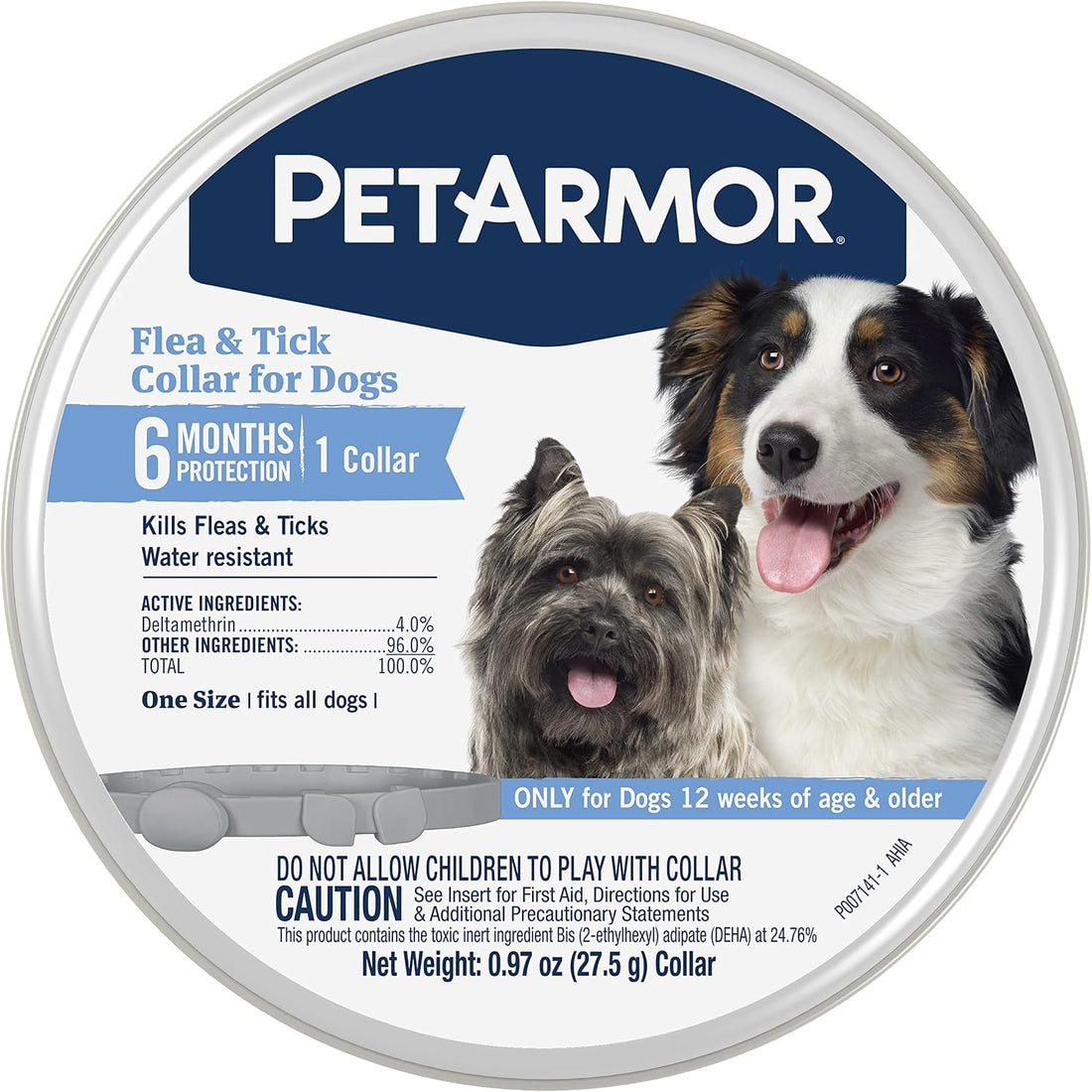PetArmor Flea & Tick Collar Dogs, 12-Month Protection, 2-Pack