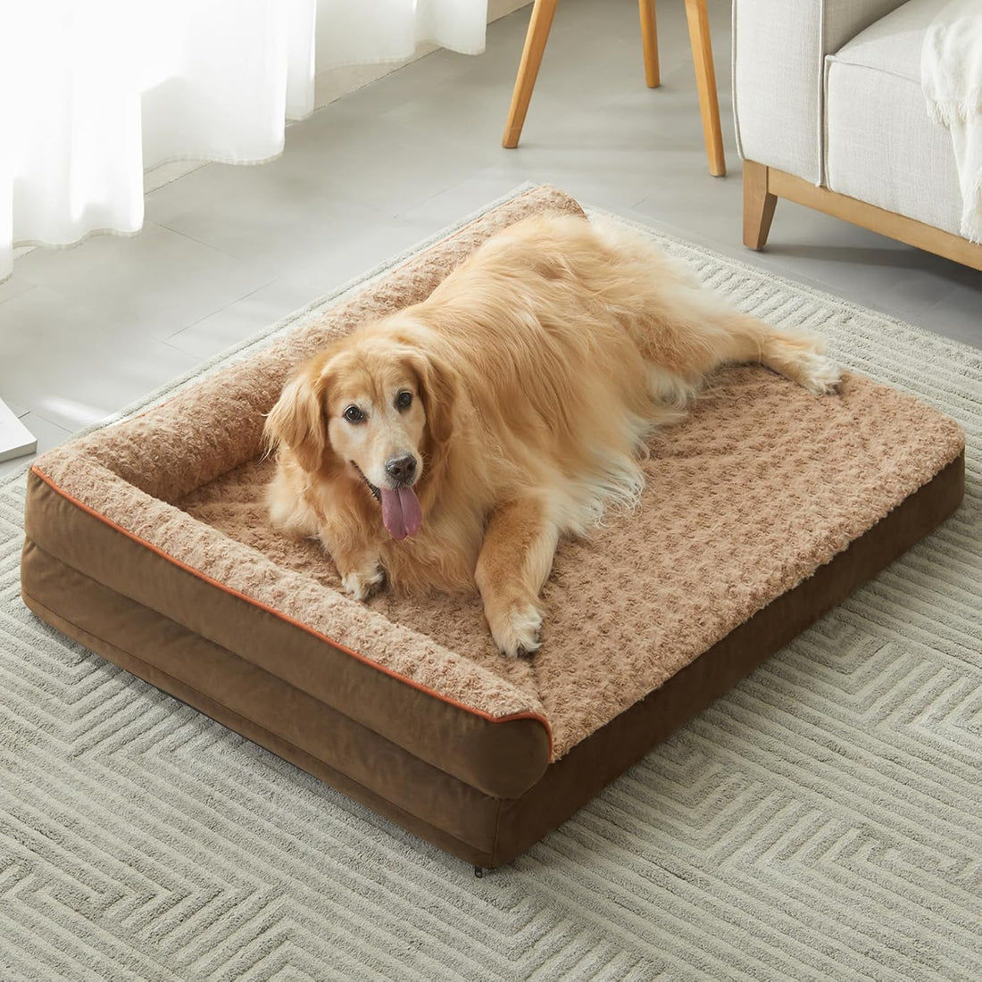 BFPETHOME Orthopedic Washable Dog Bed