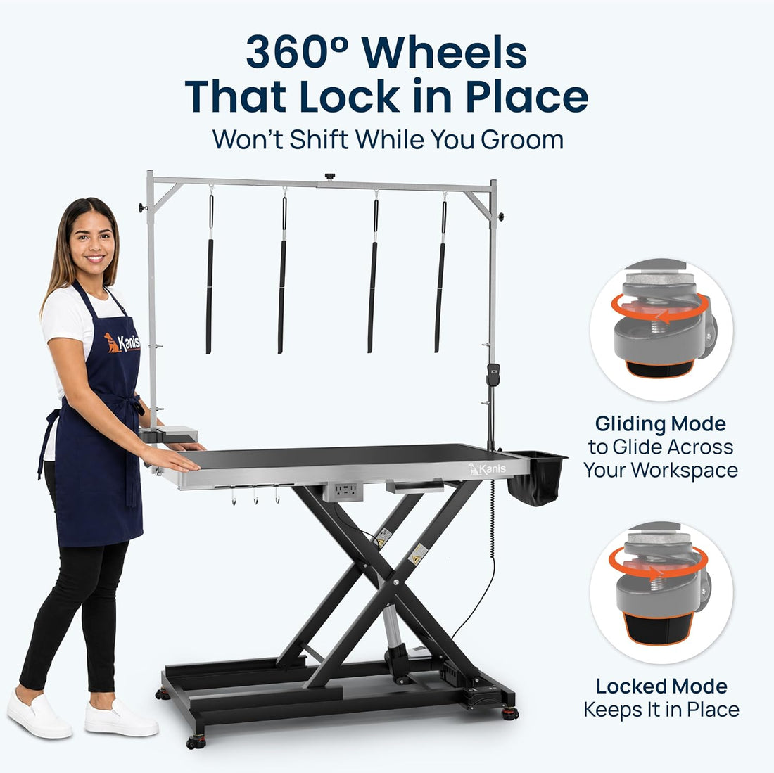 KANIS Professional Electric Dog Grooming Table - Heavy Duty