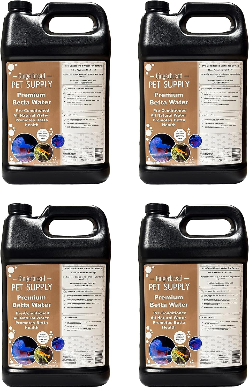 Premium Conditioned Betta Water with Natural Tannins for Betta Fish