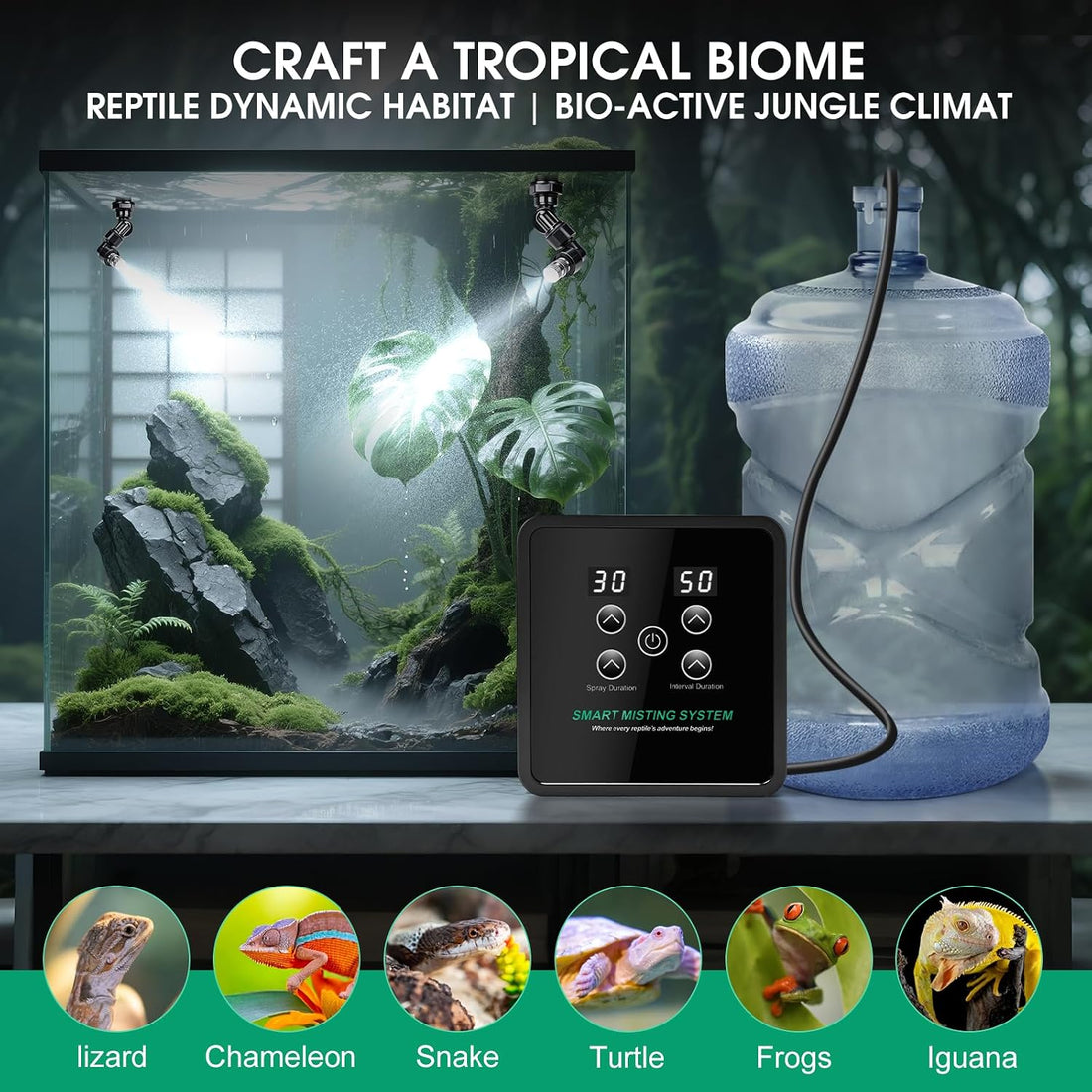 Reptile Mister Humidifier Reptile Mister System with Timer Auto