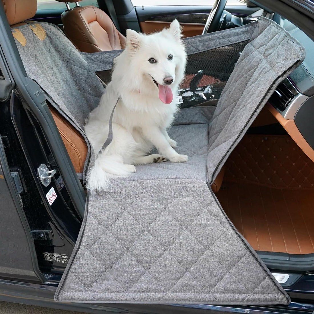 Front Seat Dog Car Seat for Small/Medium Dogs with Door Protection