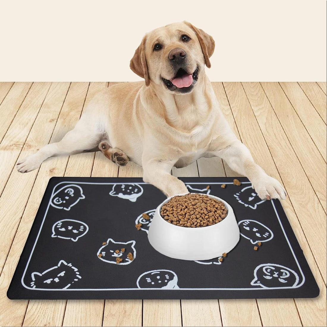 YCT Absorbent Non-Slip Cat Food Mat