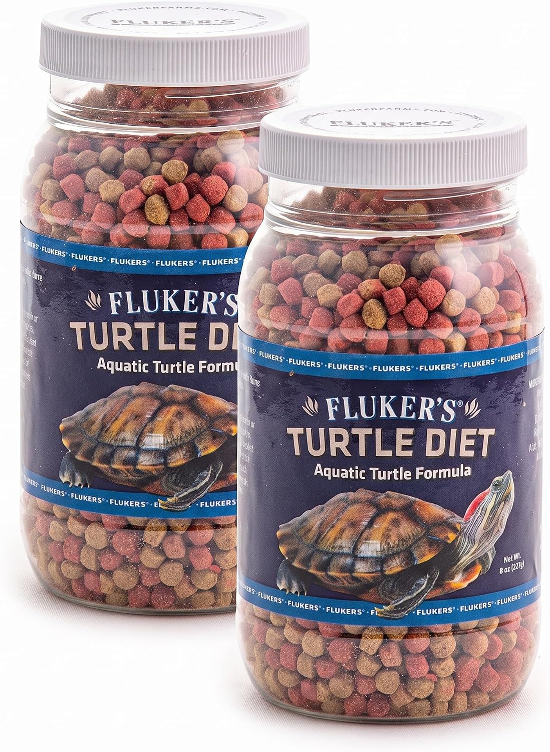 Fluker's Aquatic Turtle Diet, Food Pellets for Turtles, 8 oz