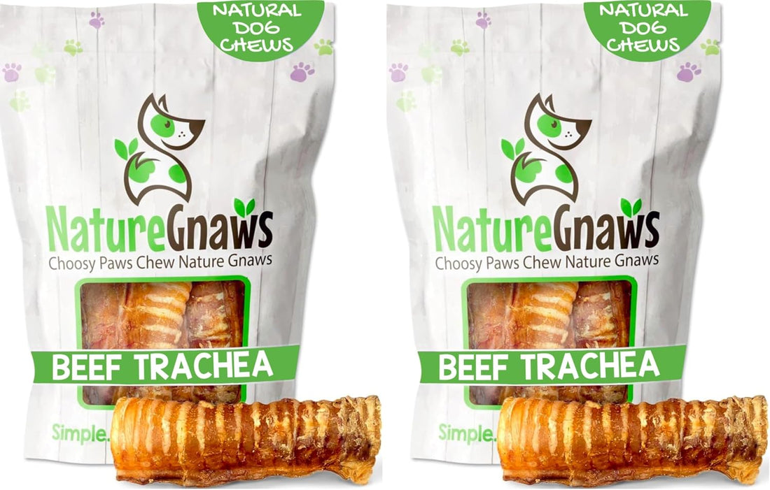 Nature Gnaws Beef Trachea Chews 3", 12 Count