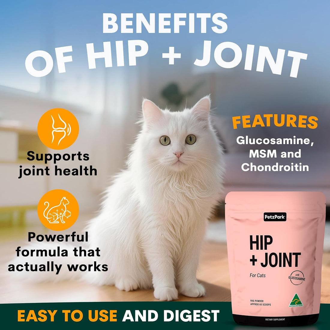 Petz Park Cat Probiotic Powder for Digestive Health