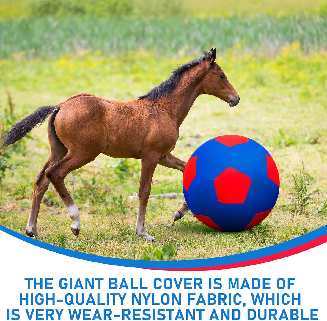 Giant 40 Inch Herding Balls with Ball Cover, Horse Toy