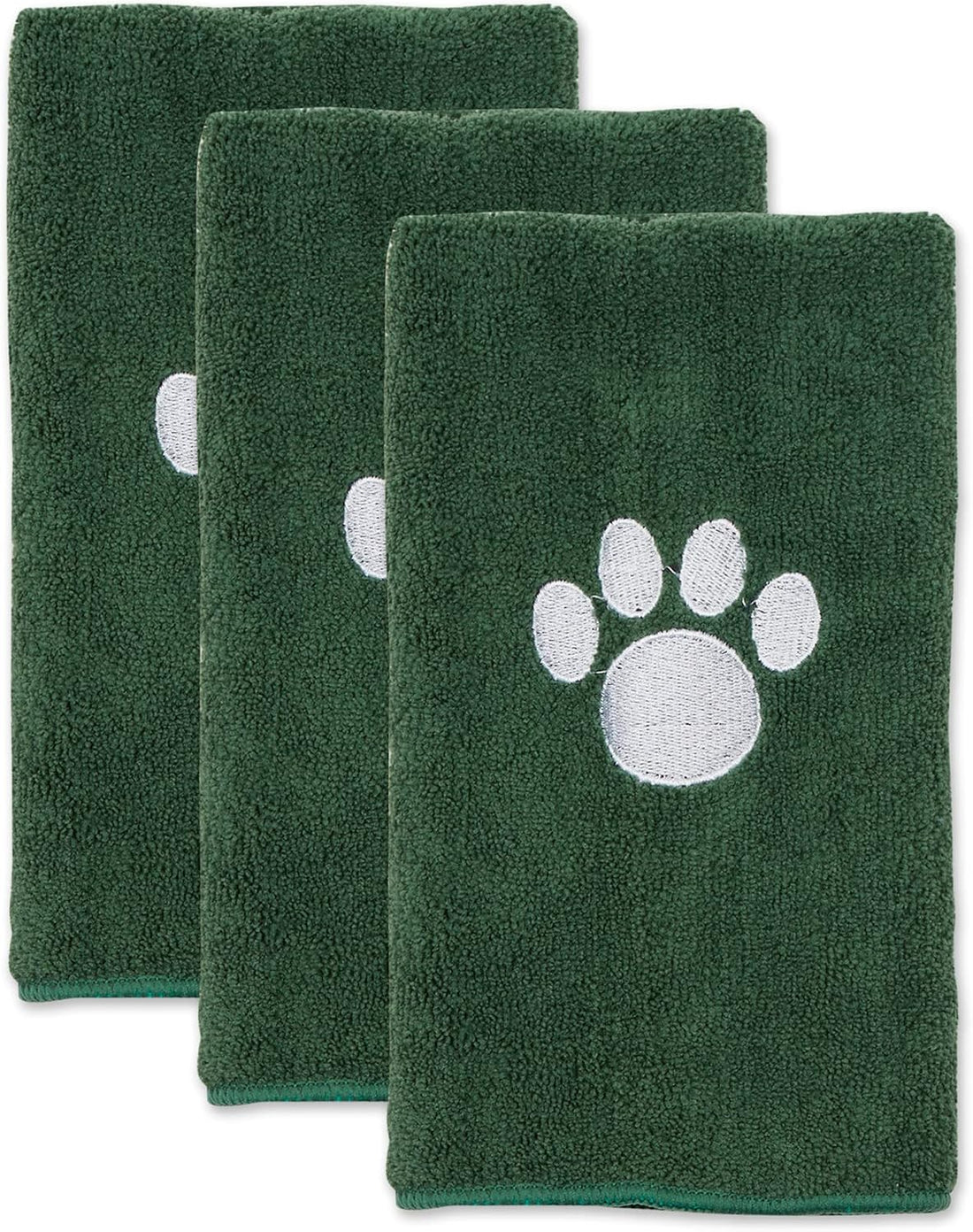 Bone Dry Pet Grooming, Embroidered Microfiber Towel Drying Collection