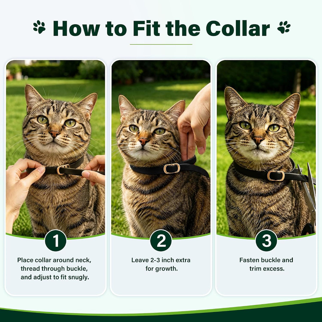 6 Packs Flea and Tick Collar for Cats