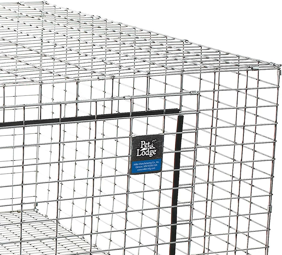 Pet Lodge® Wire Rabbit Hutch | Rust Resistant Galvanized Wire Mesh