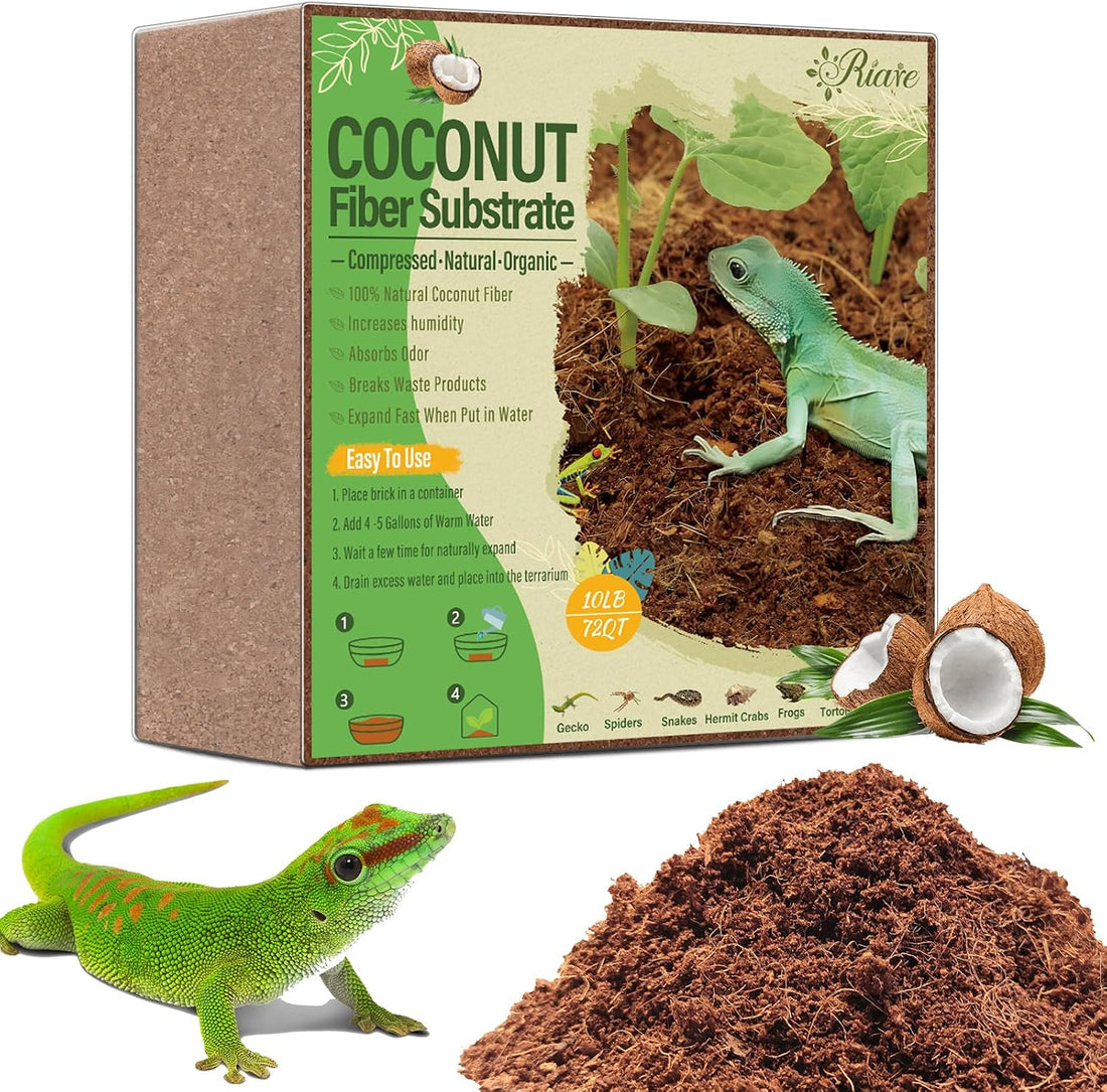 Riare 2 Pack Natural Coconut Fiber Substrate