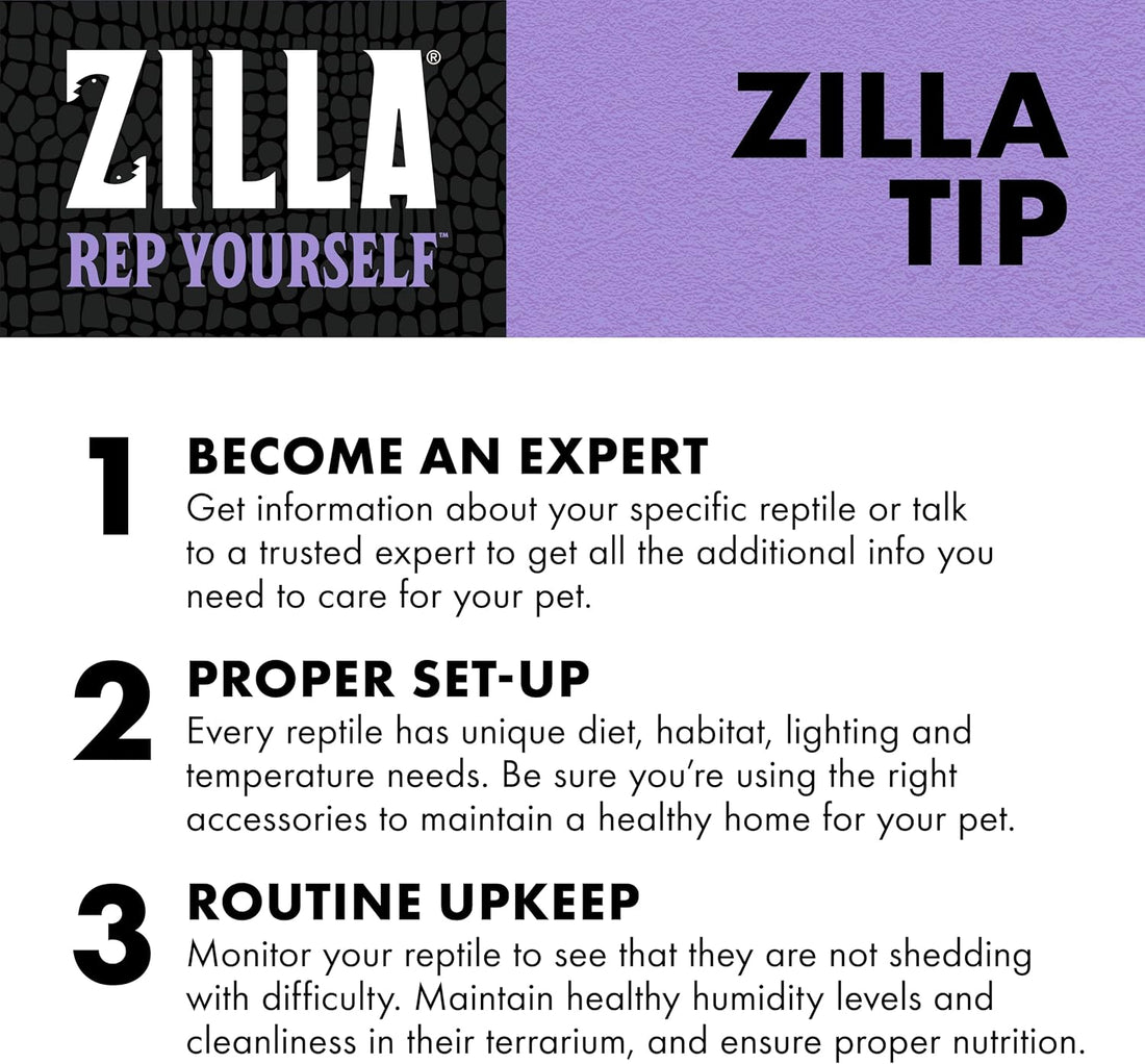 Zilla Shed-Ease Reptile Bath for Ball Python and Lizards, 8 Ounces