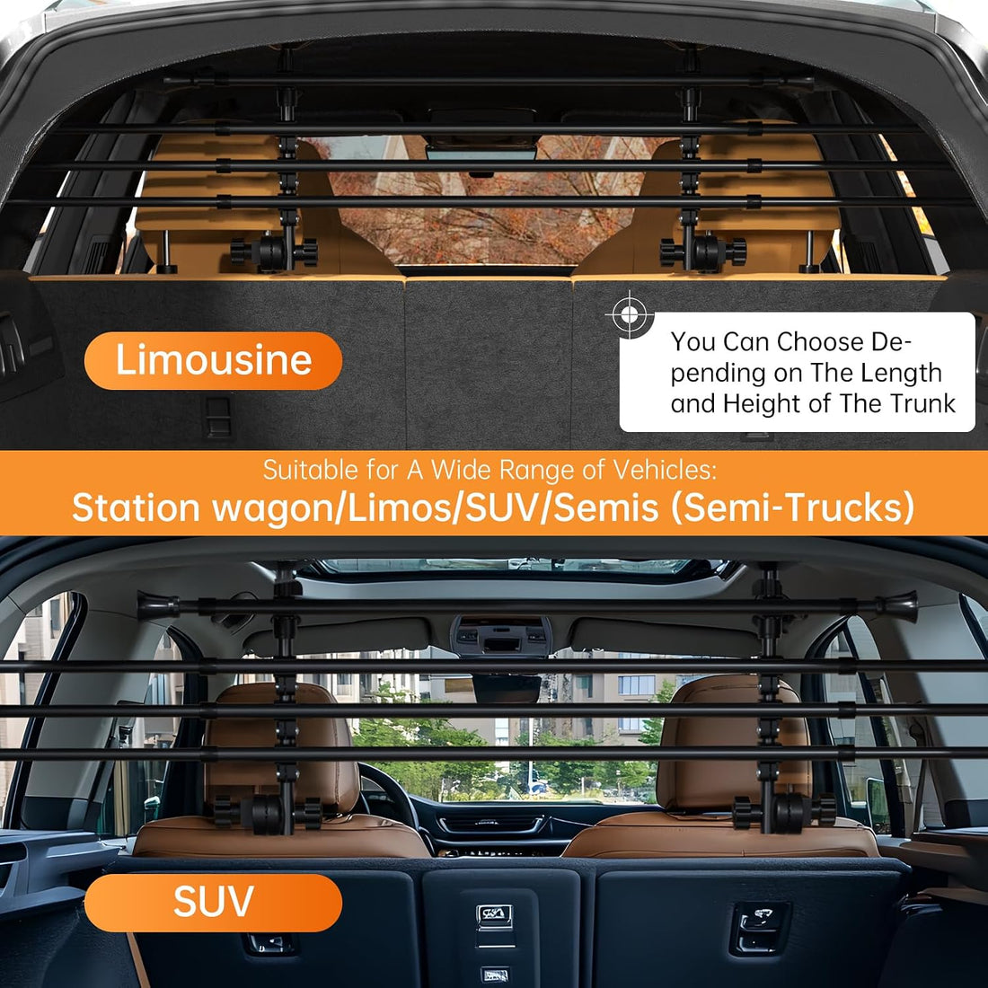 Universal Pet Barrier for All Vehicles