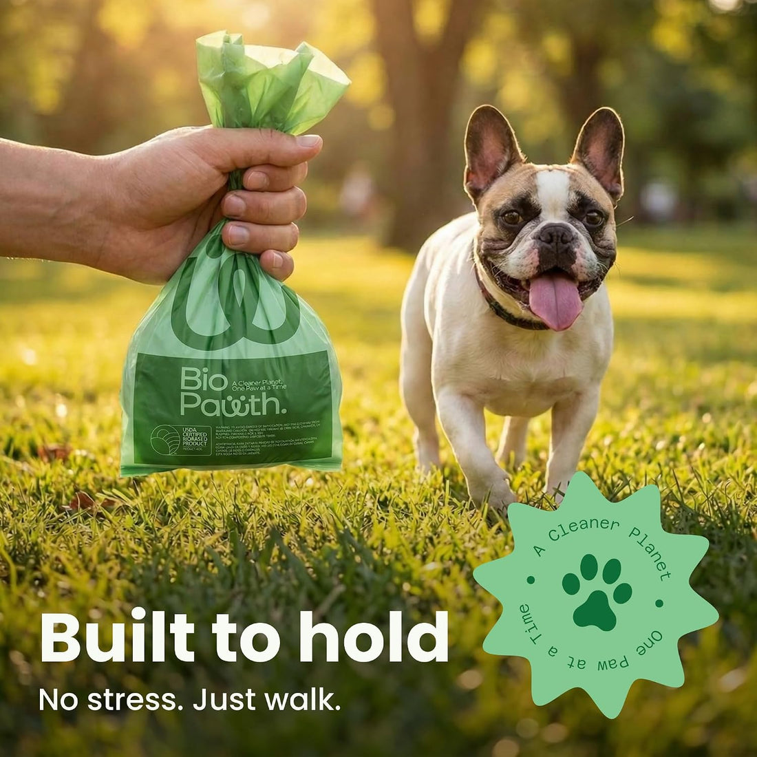 Dog Poop Bags, 120 Count Rolls, Extra Thick Poop Bags for Dogs