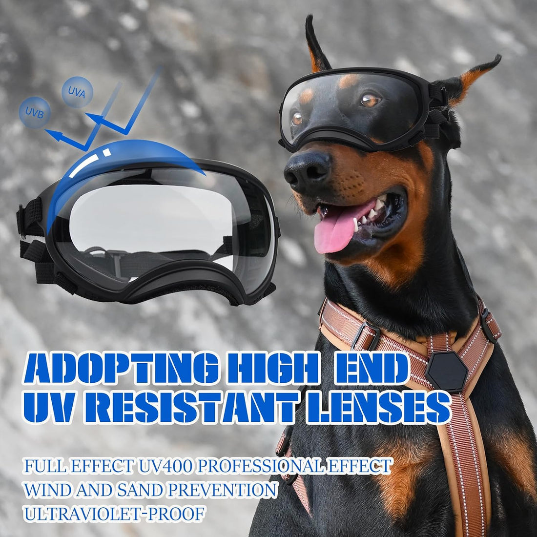 Pacify Dog Goggles for Large Dogs