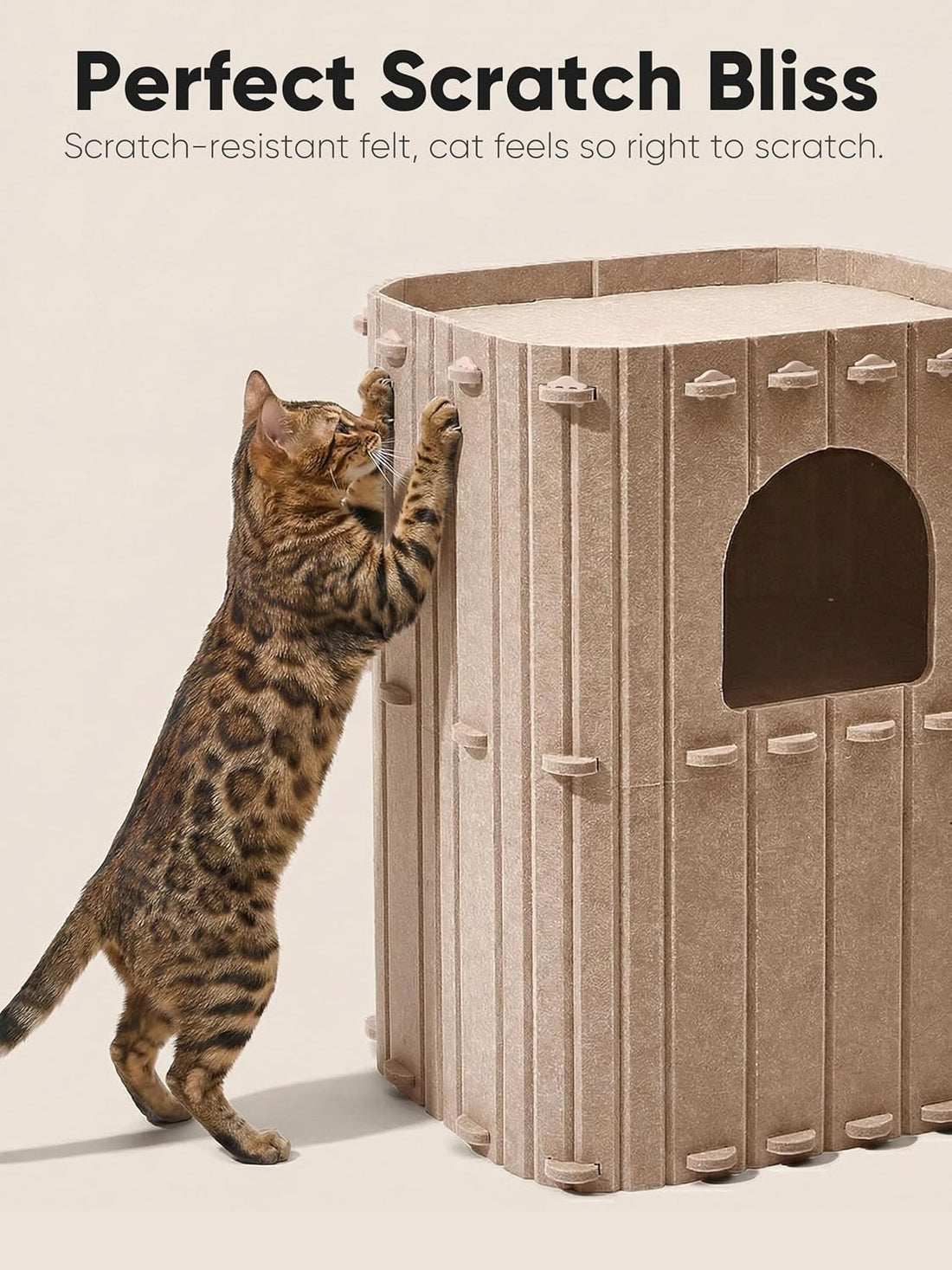 FUKUMARU Cat House for Indoor Cats