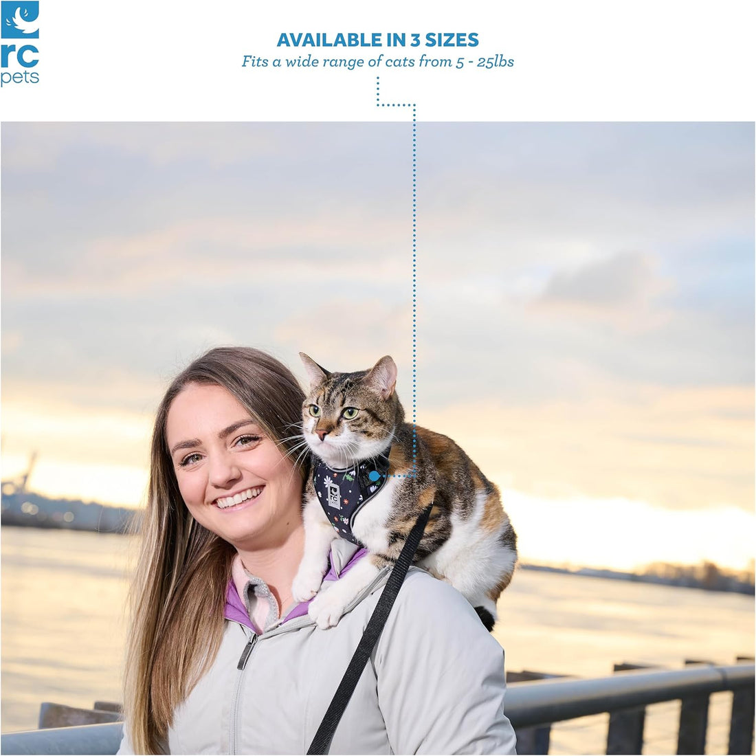 RC Pets Adventure Kitty Harness Includes Adjustable, Airmesh Fabric